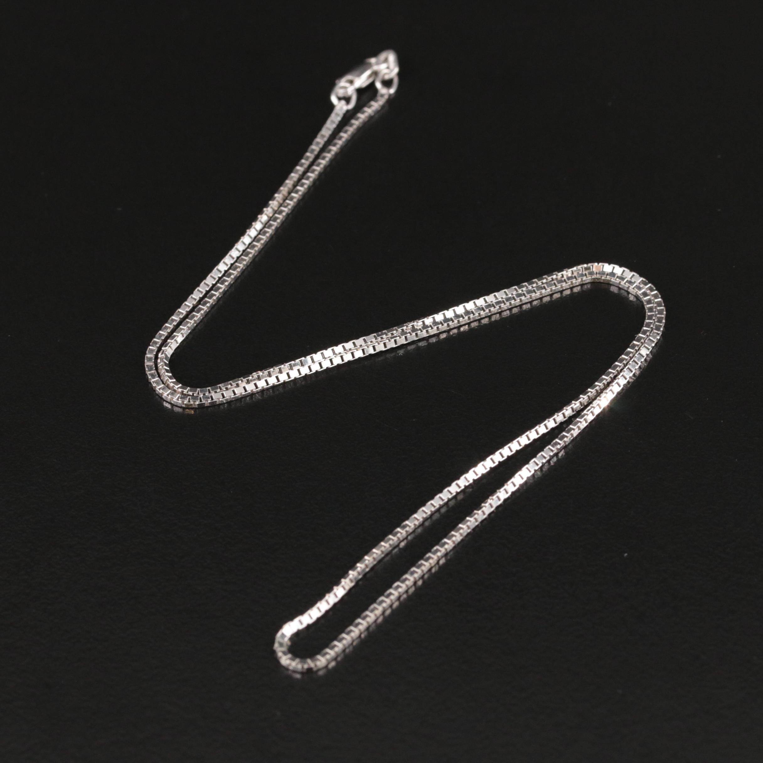 Italian 14K Box Chain Necklace