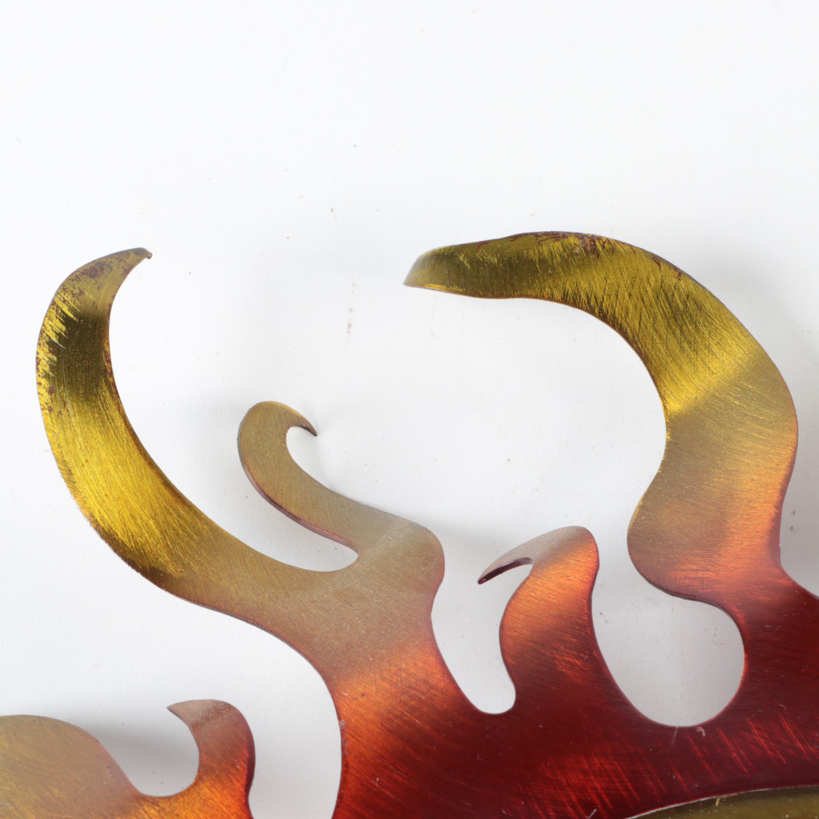 Laser Cut Metal Sun and Moon Wall Hanging