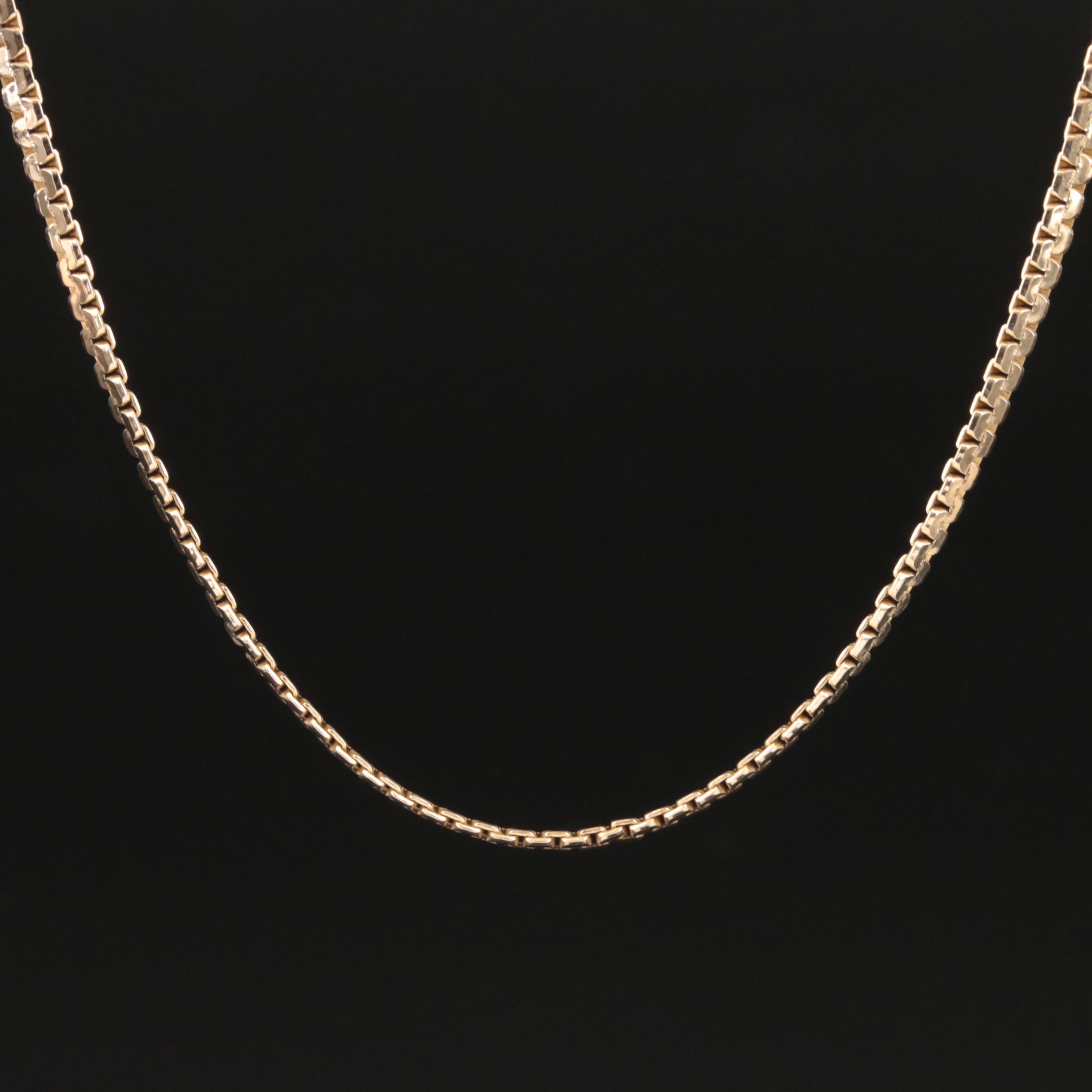 Italian 14K Fancy Link Necklace