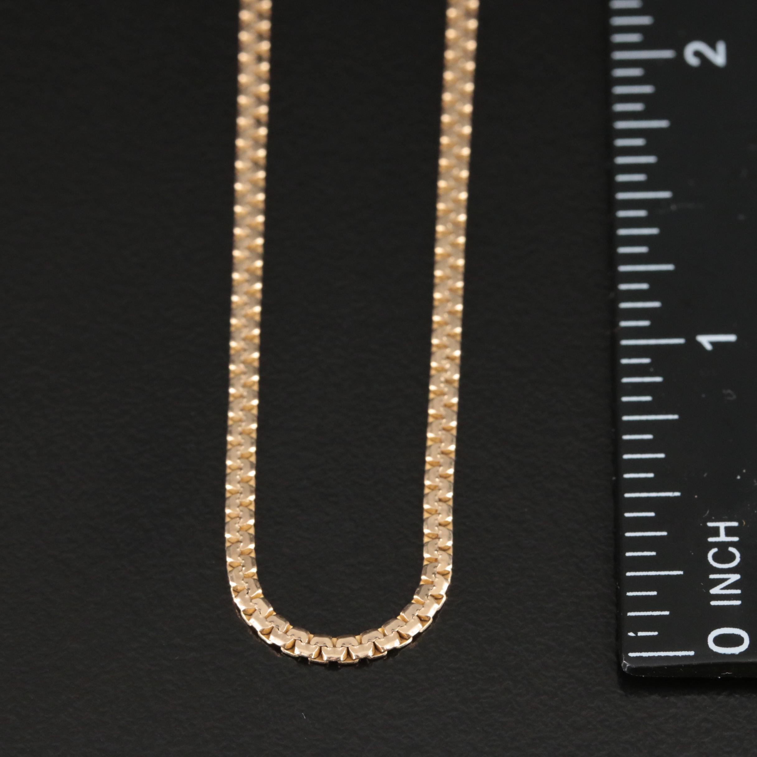 Italian 14K Fancy Link Necklace