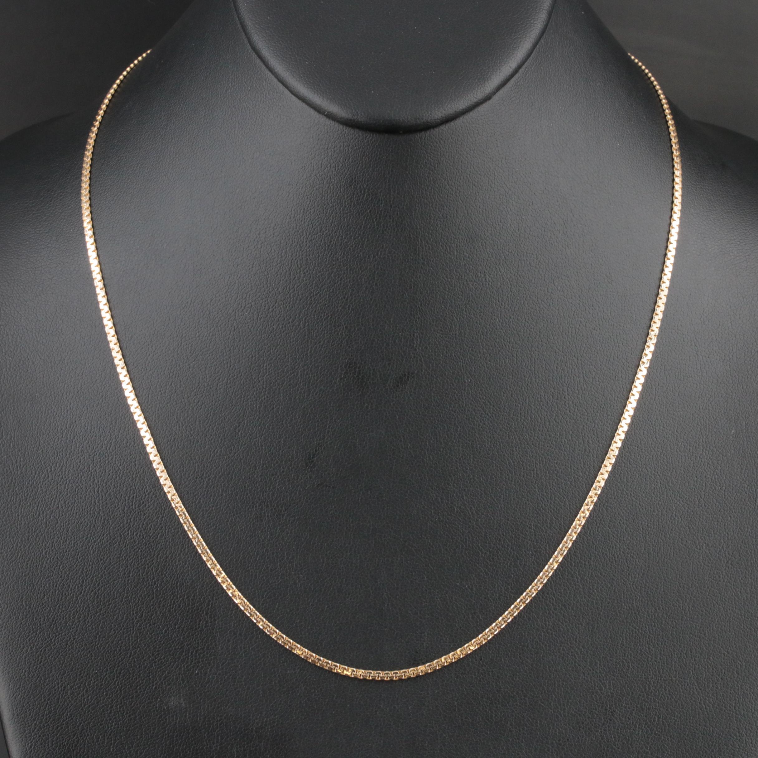 Italian 14K Fancy Link Necklace