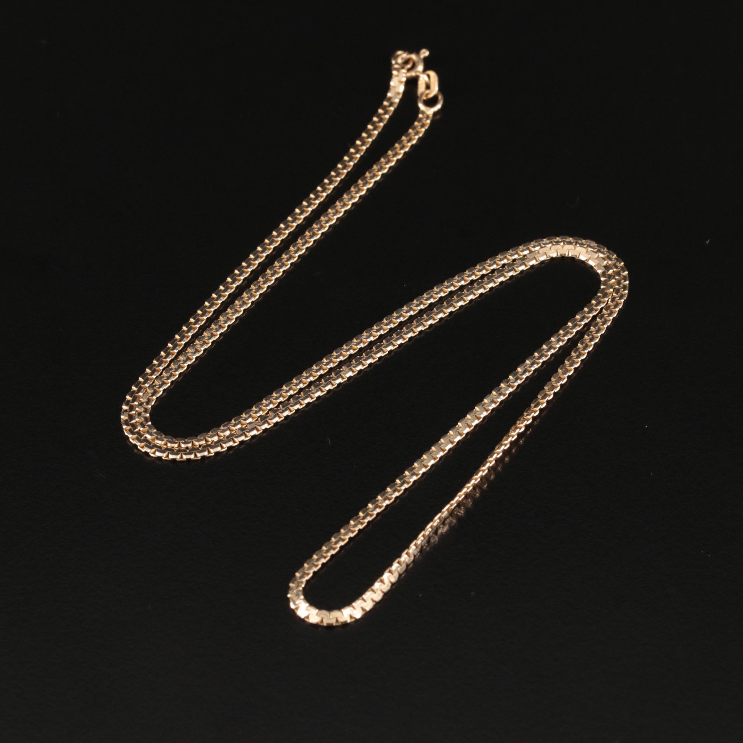 Italian 14K Fancy Link Necklace