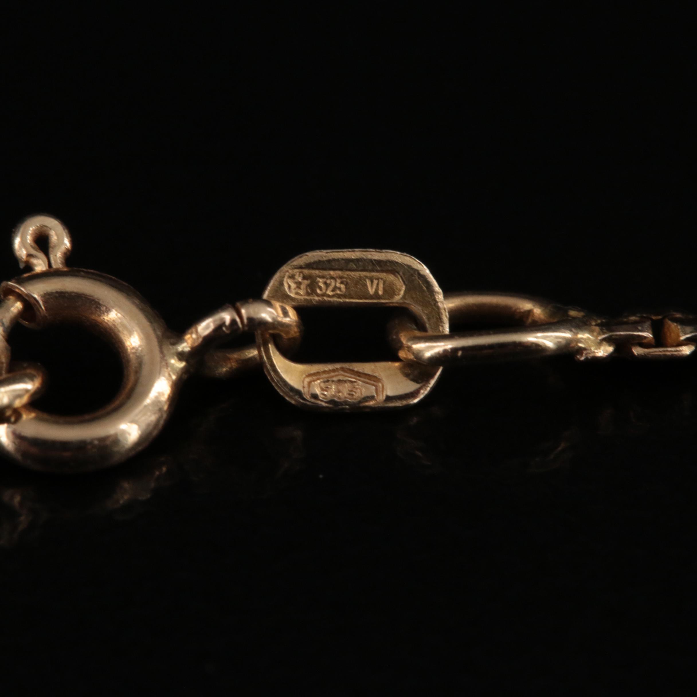 Italian 14K Fancy Link Necklace