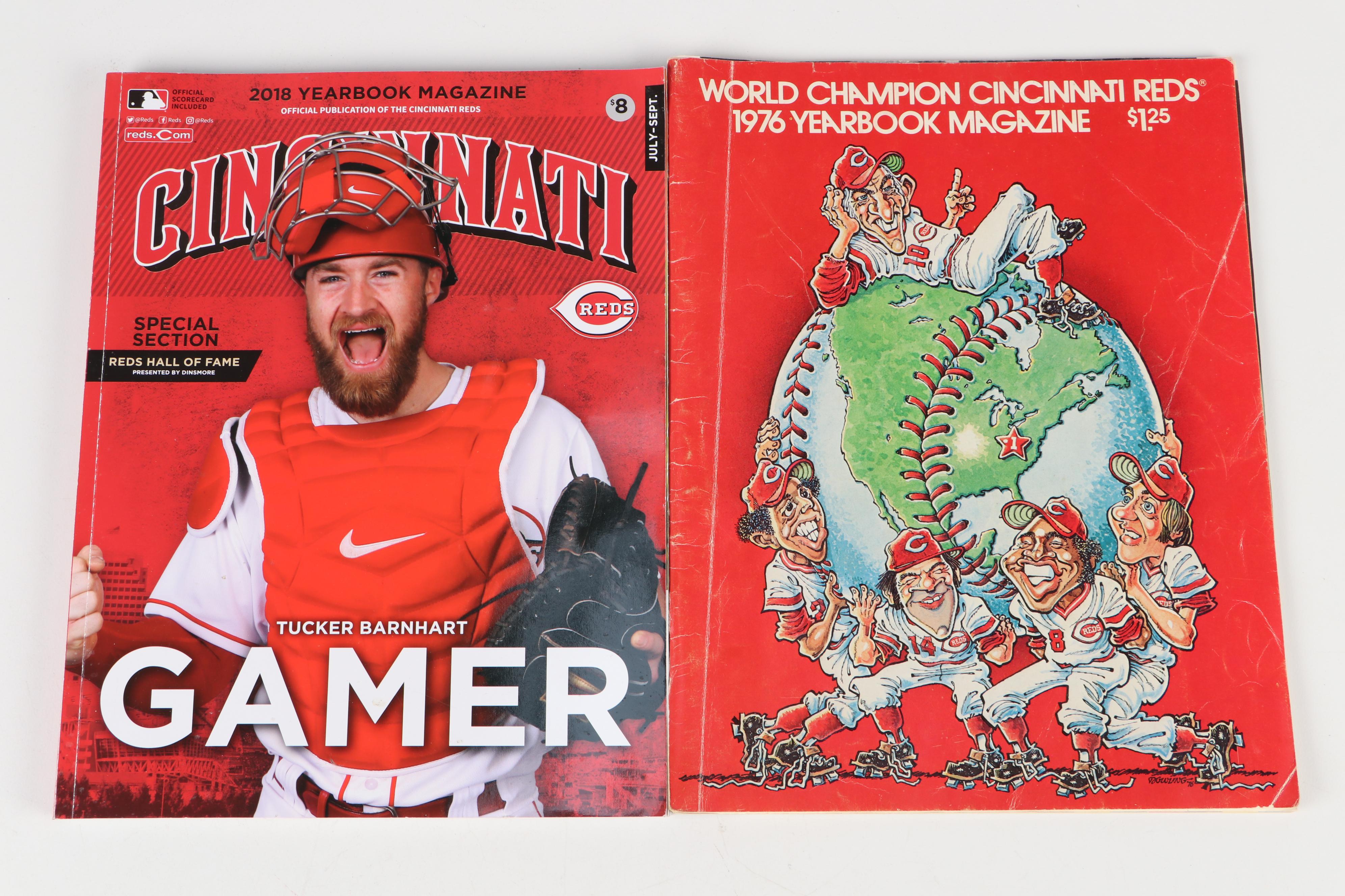 Cincinnati Reds Official MLB Yearbooks, 1960s–2010s