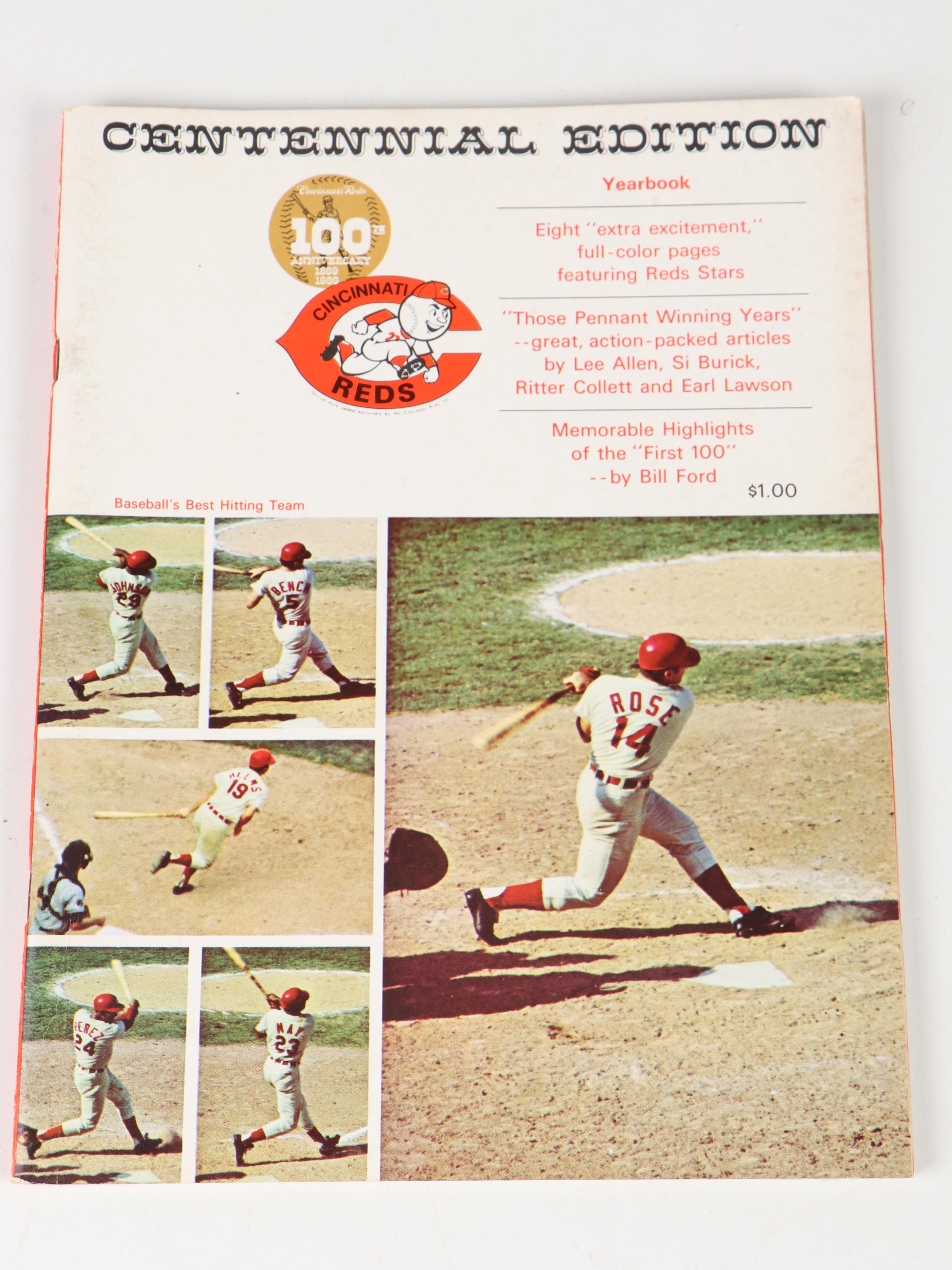 Cincinnati Reds Official MLB Yearbooks, 1960s–2010s