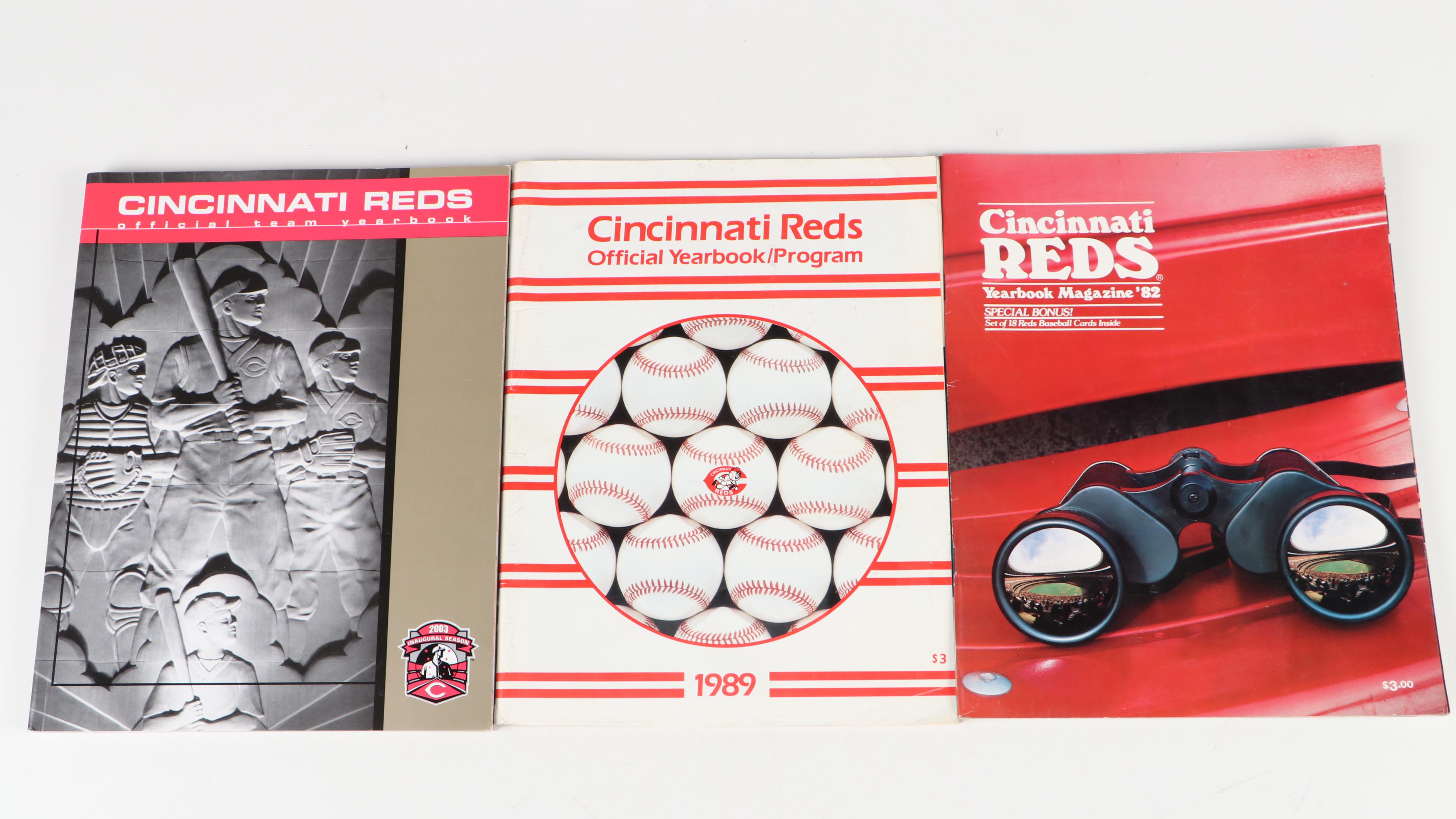 Cincinnati Reds Official MLB Yearbooks, 1960s–2010s