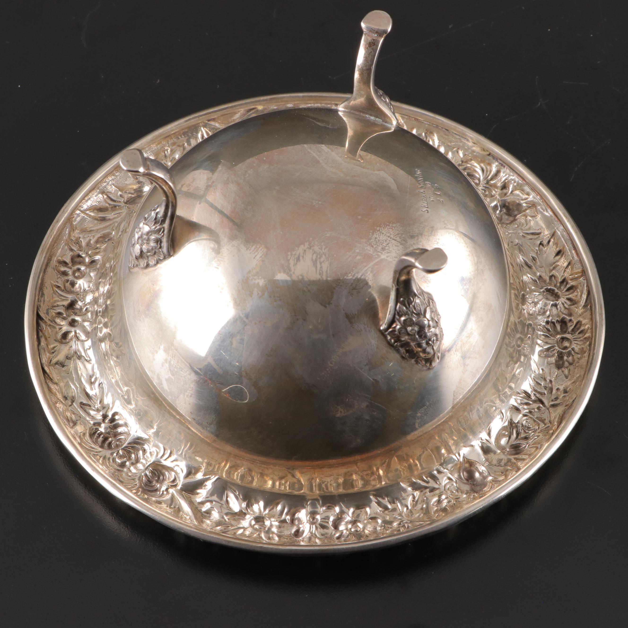 S. Kirk & Son Inc. Repoussé Sterling Silver Footed Mayonnaise Bowl, 1924–1932