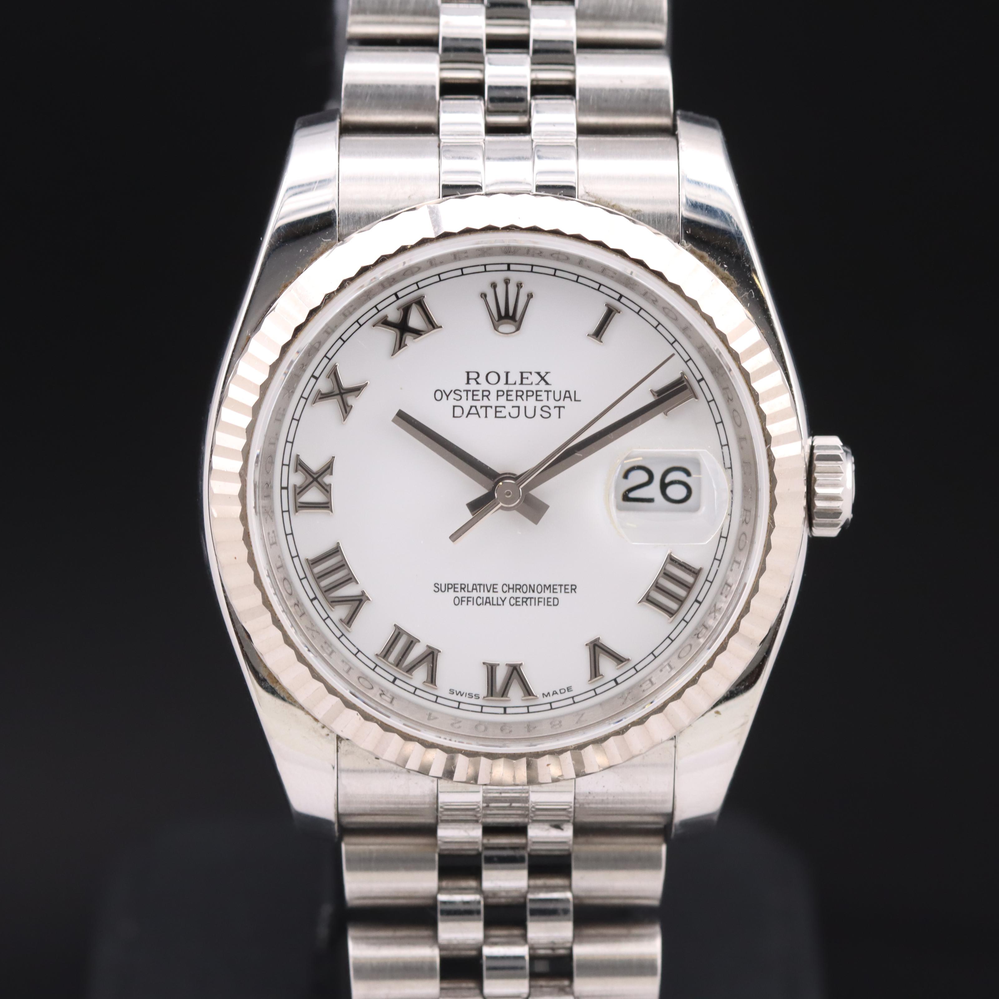 2006 - 2007 Rolex Oyster Perpetual Datejust Watch