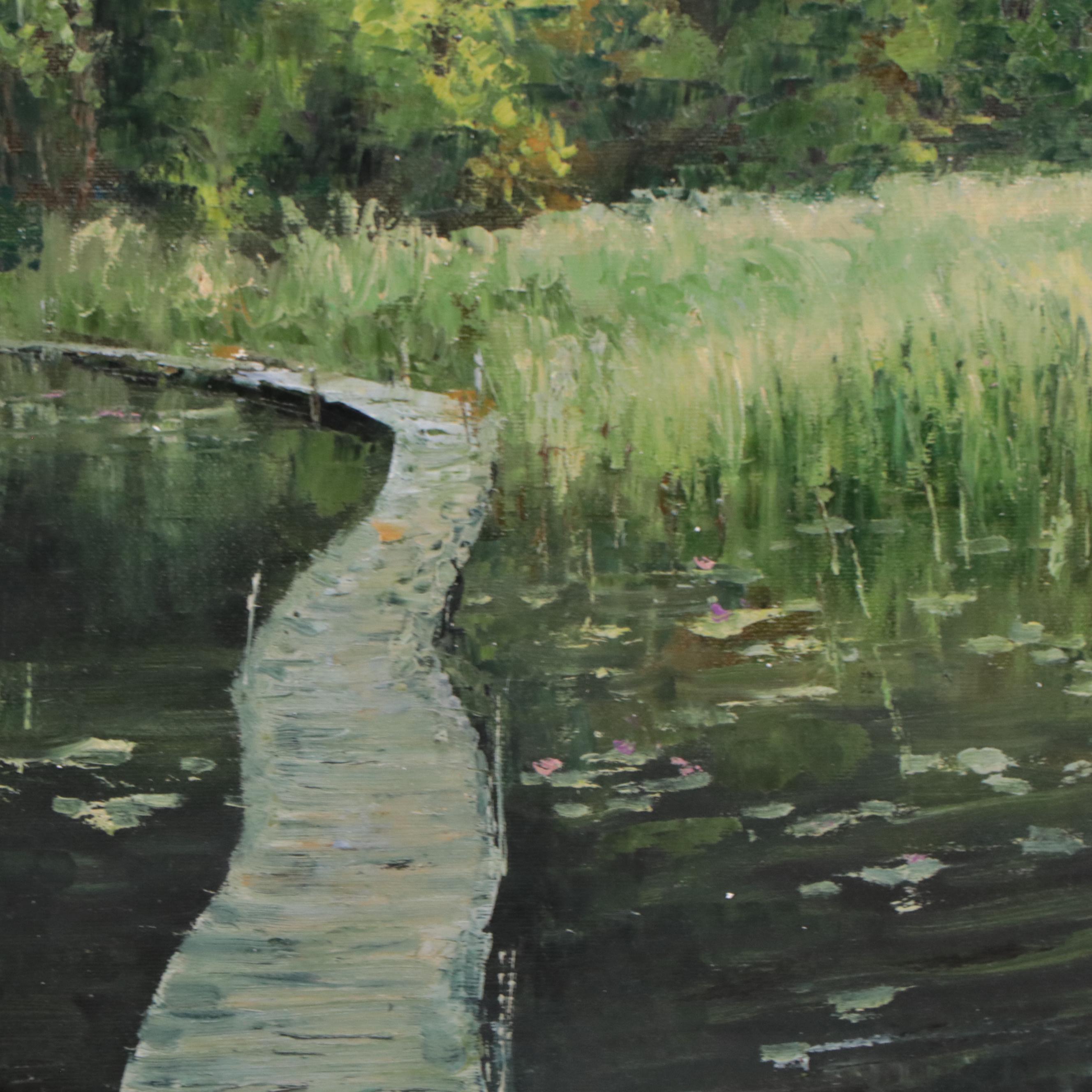 Garncarek Aleksander Oil Painting "Pomost," 2023