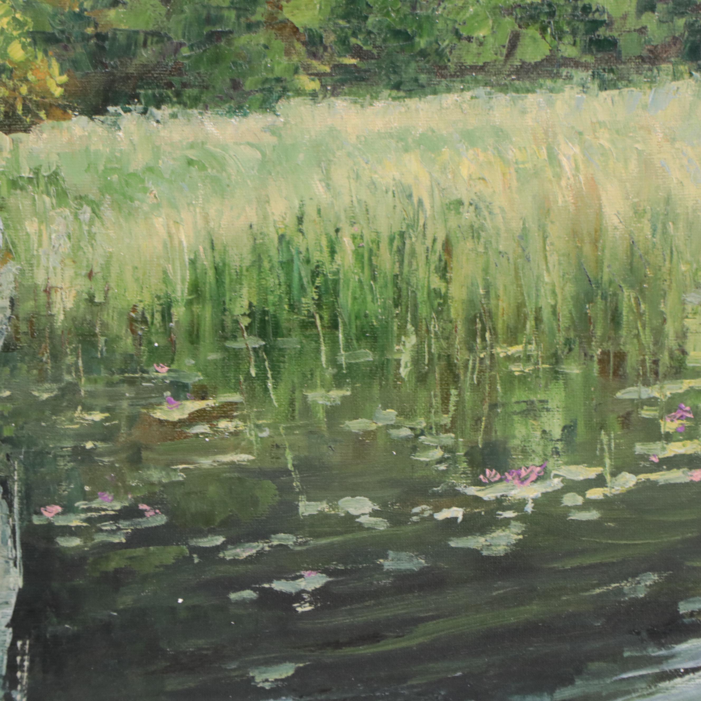 Garncarek Aleksander Oil Painting "Pomost," 2023