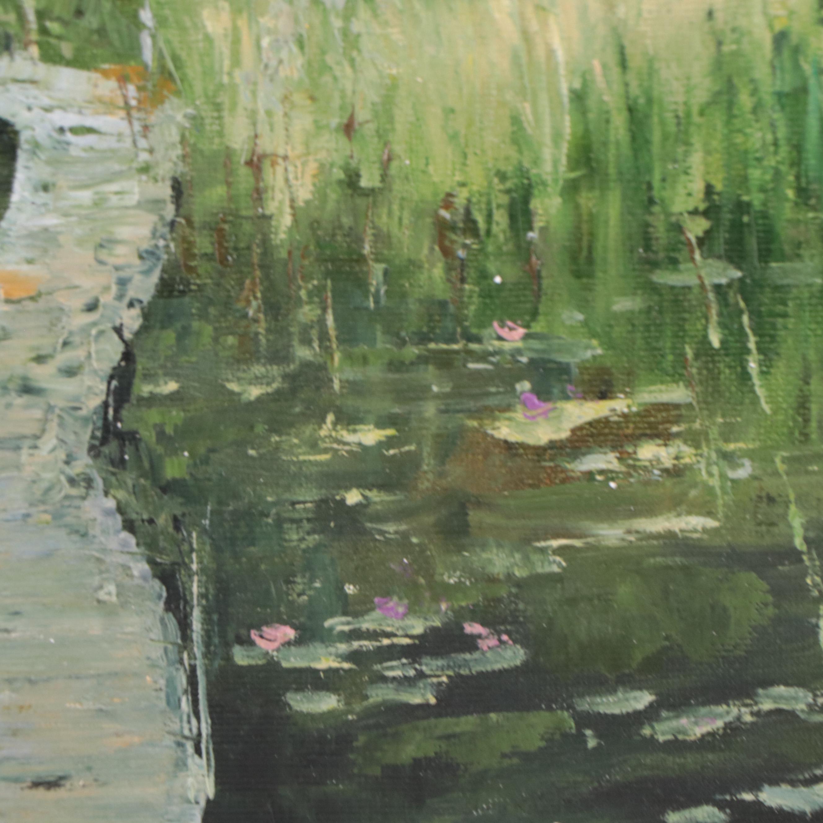 Garncarek Aleksander Oil Painting "Pomost," 2023