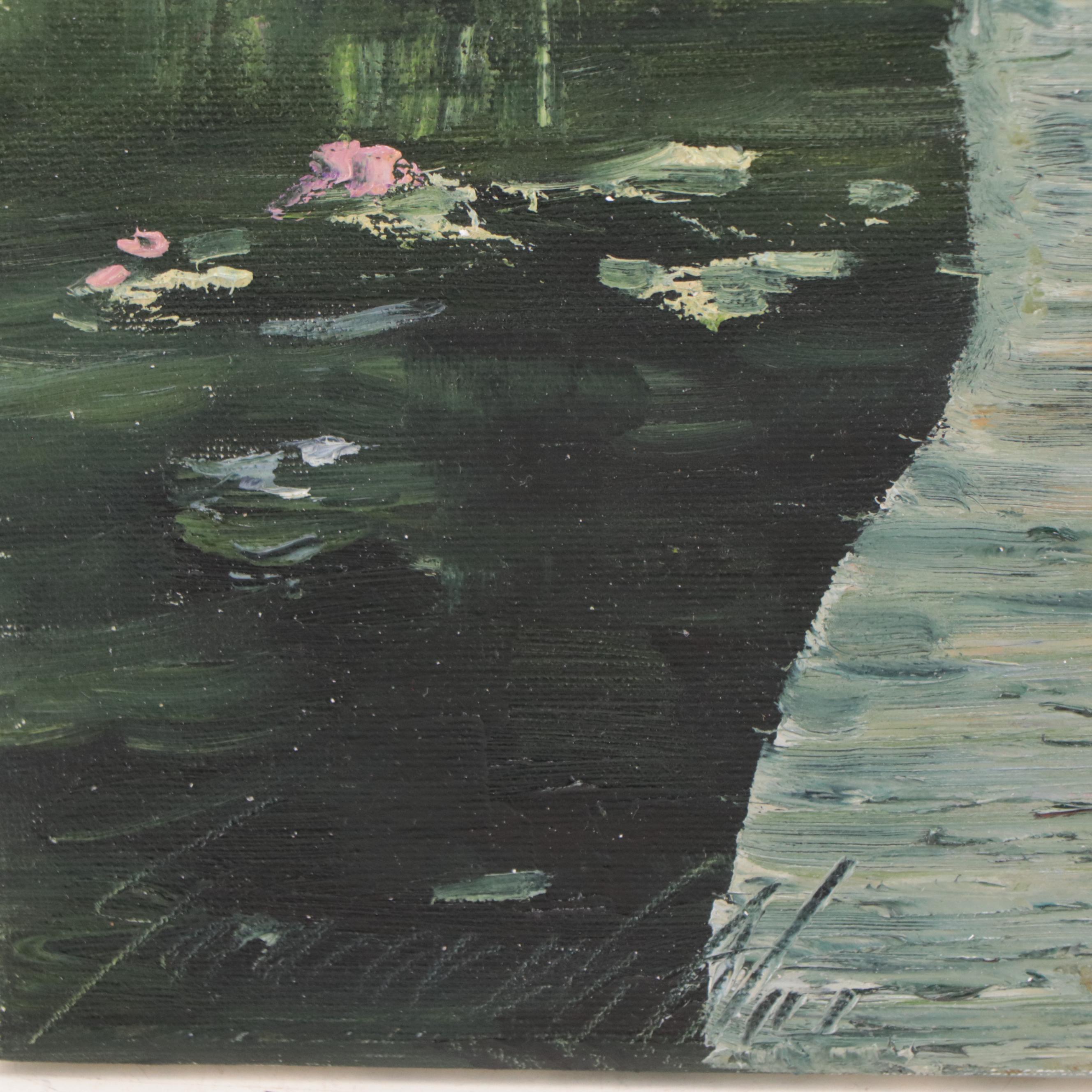 Garncarek Aleksander Oil Painting "Pomost," 2023