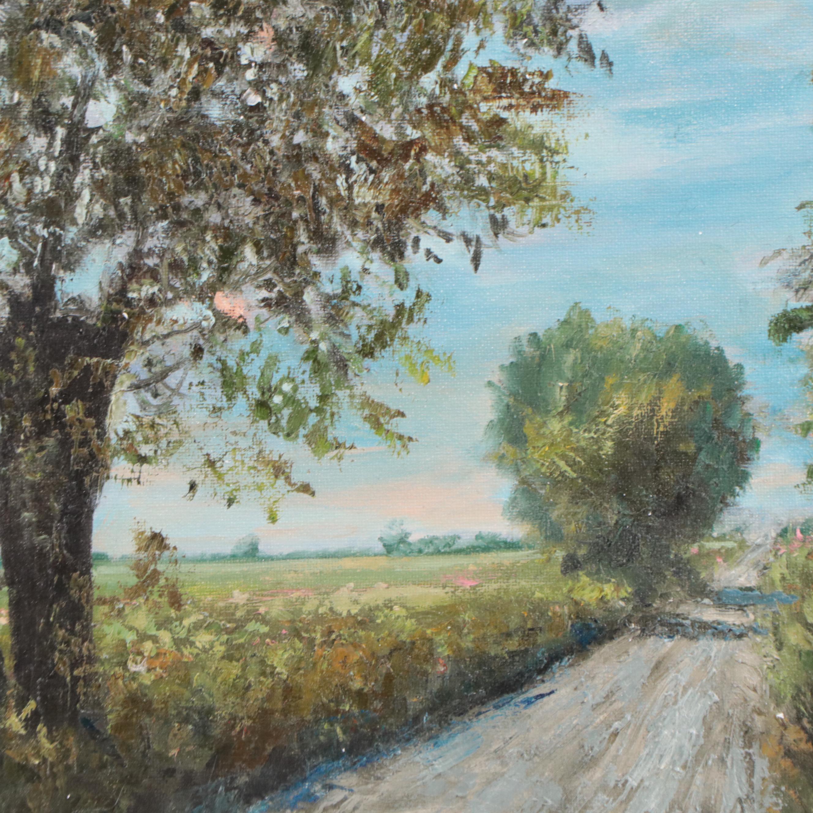 Garncarek Aleksander Oil Painting "Przy Drodze," 2023