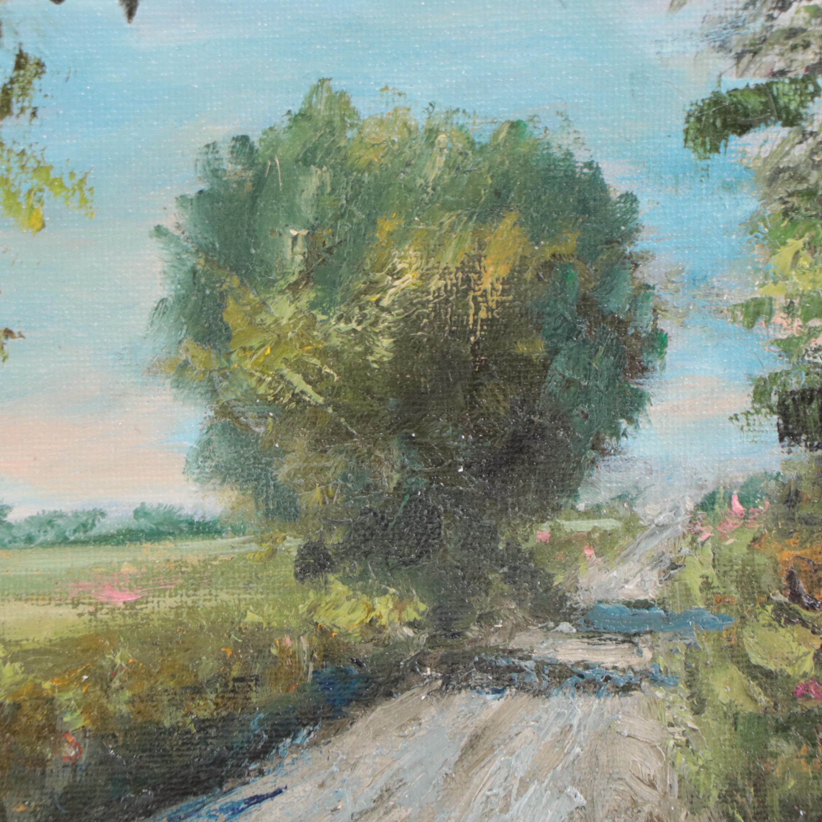 Garncarek Aleksander Oil Painting "Przy Drodze," 2023