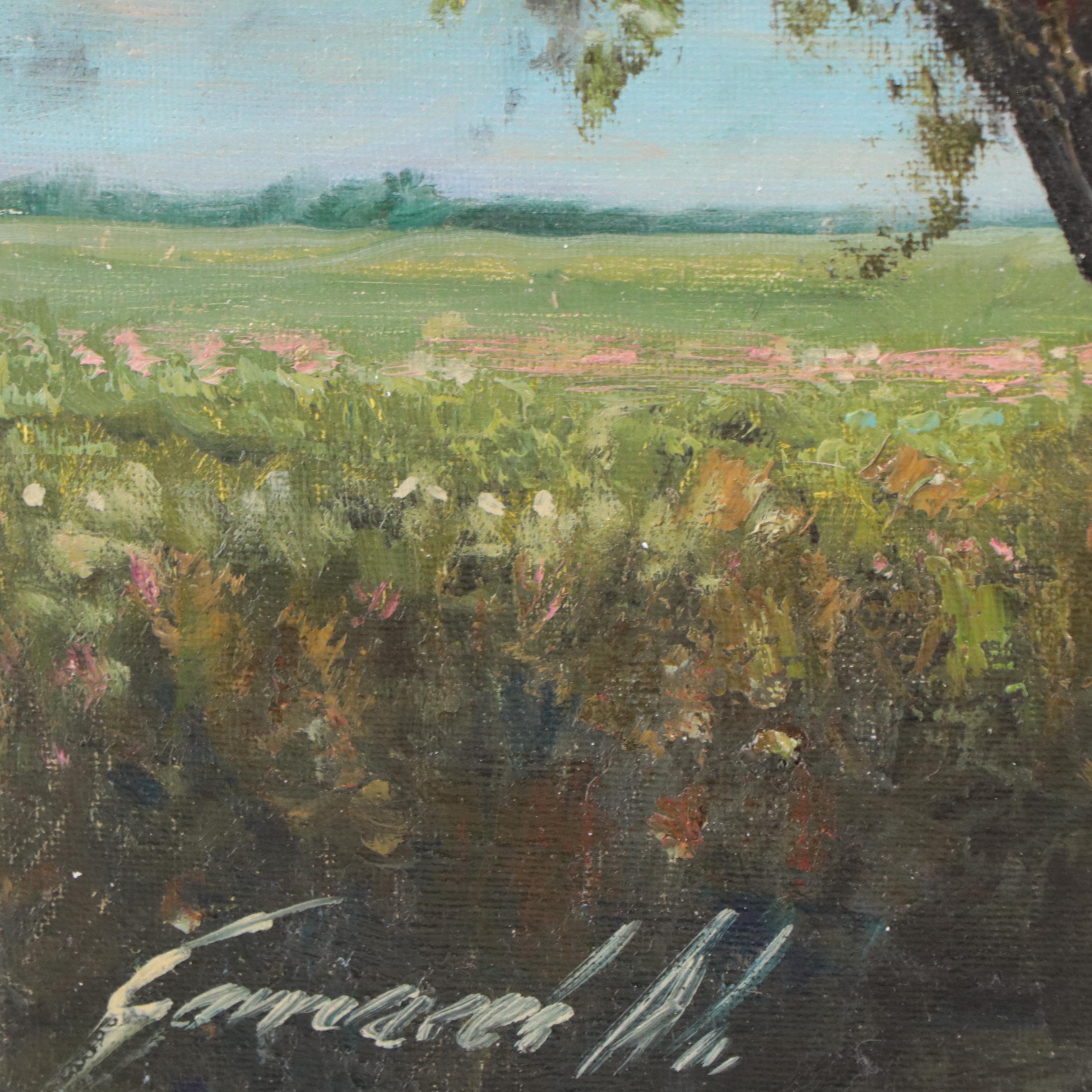 Garncarek Aleksander Oil Painting "Przy Drodze," 2023