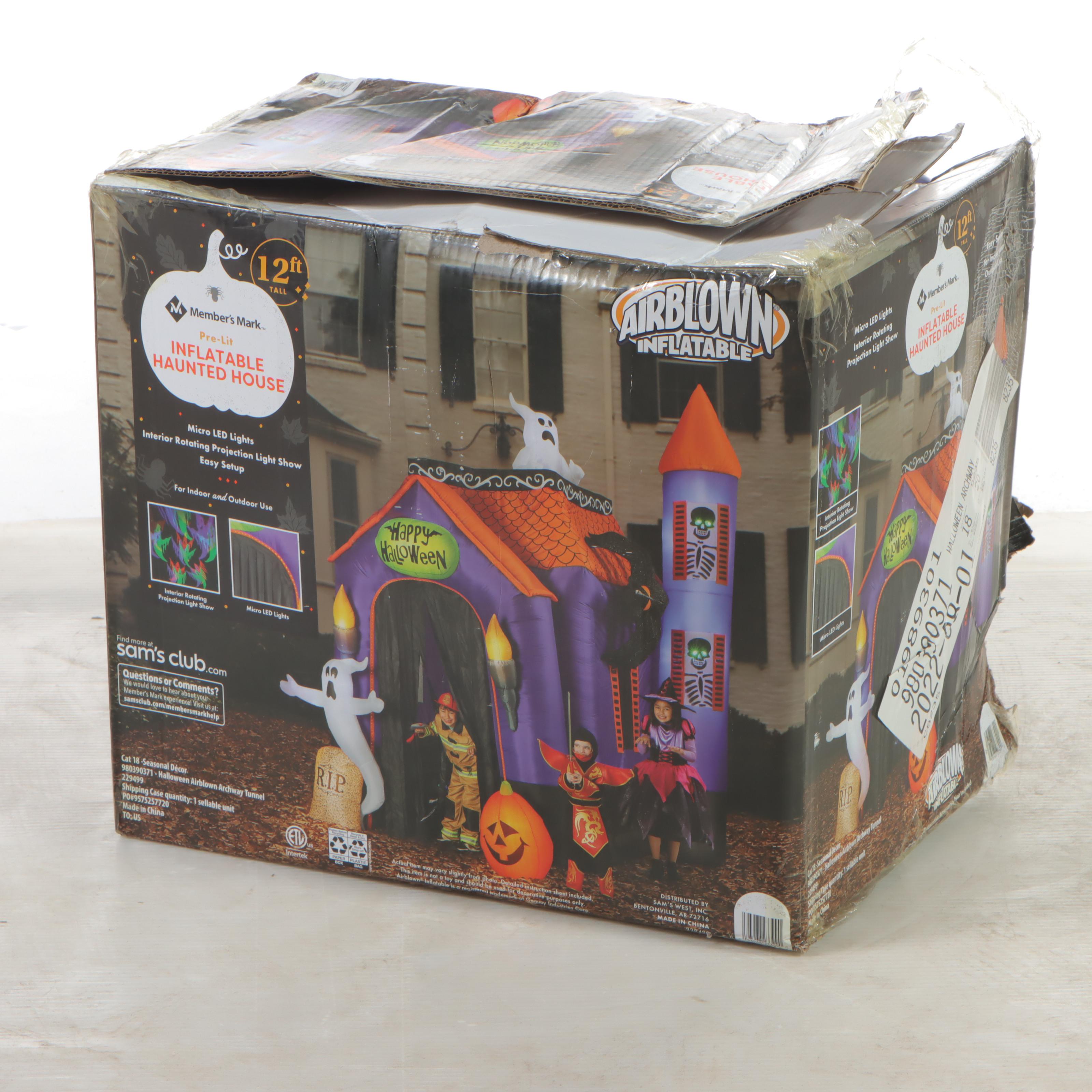 Member's Mark 12' Pre-Lit Inflatable Haunted House