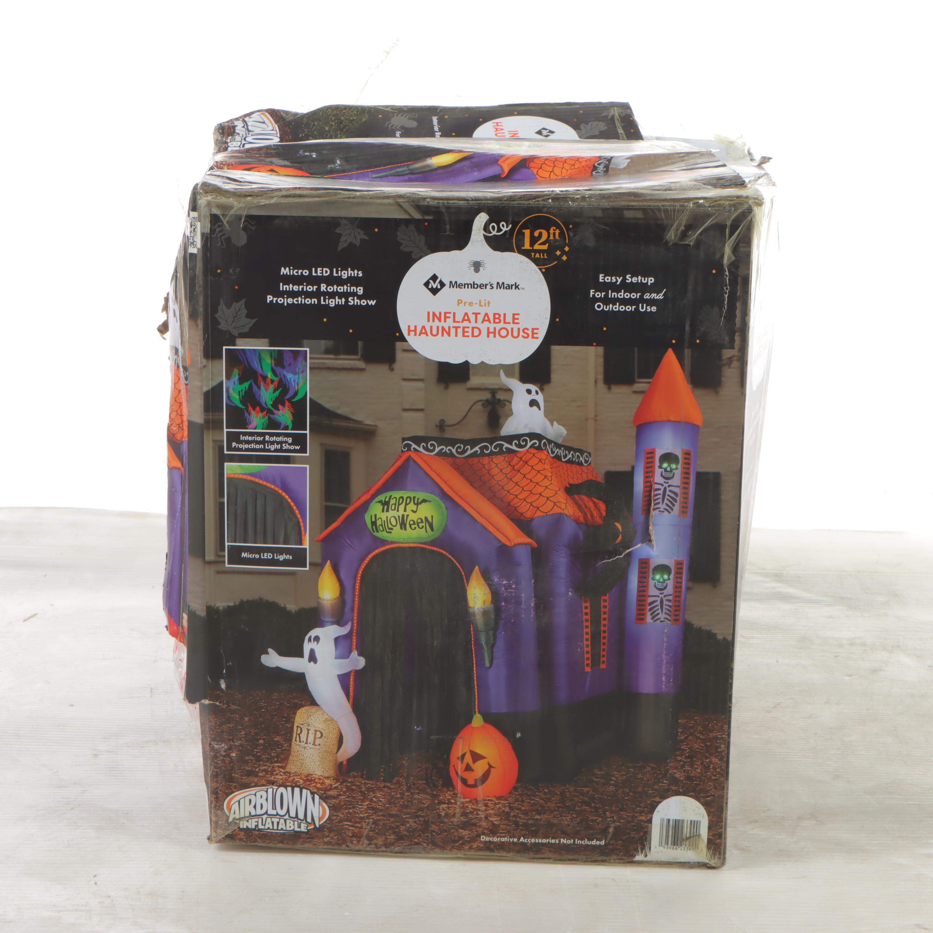 Member's Mark 12' Pre-Lit Inflatable Haunted House