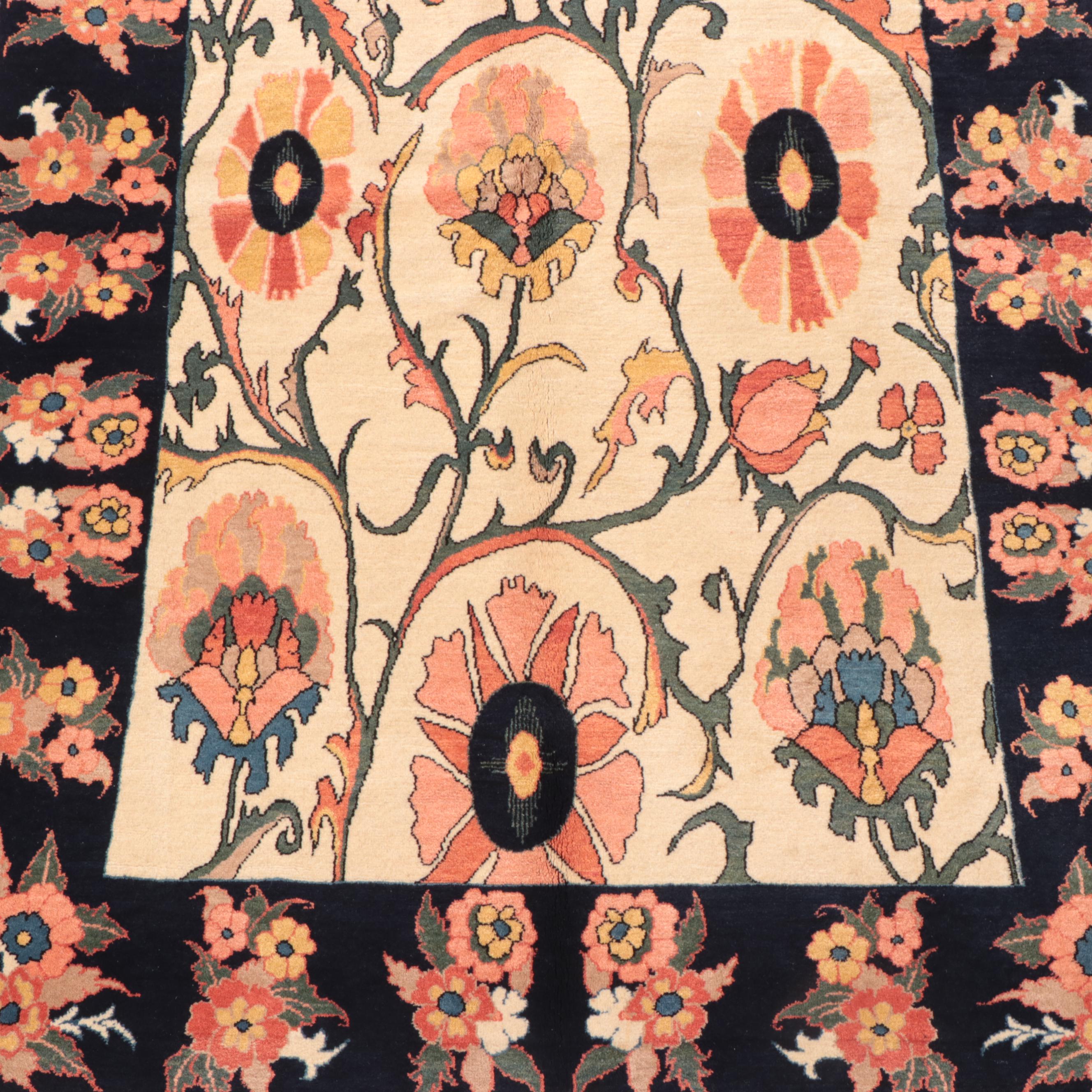 5' x 7'11 Hand-Knotted Indian Agra Area Rug