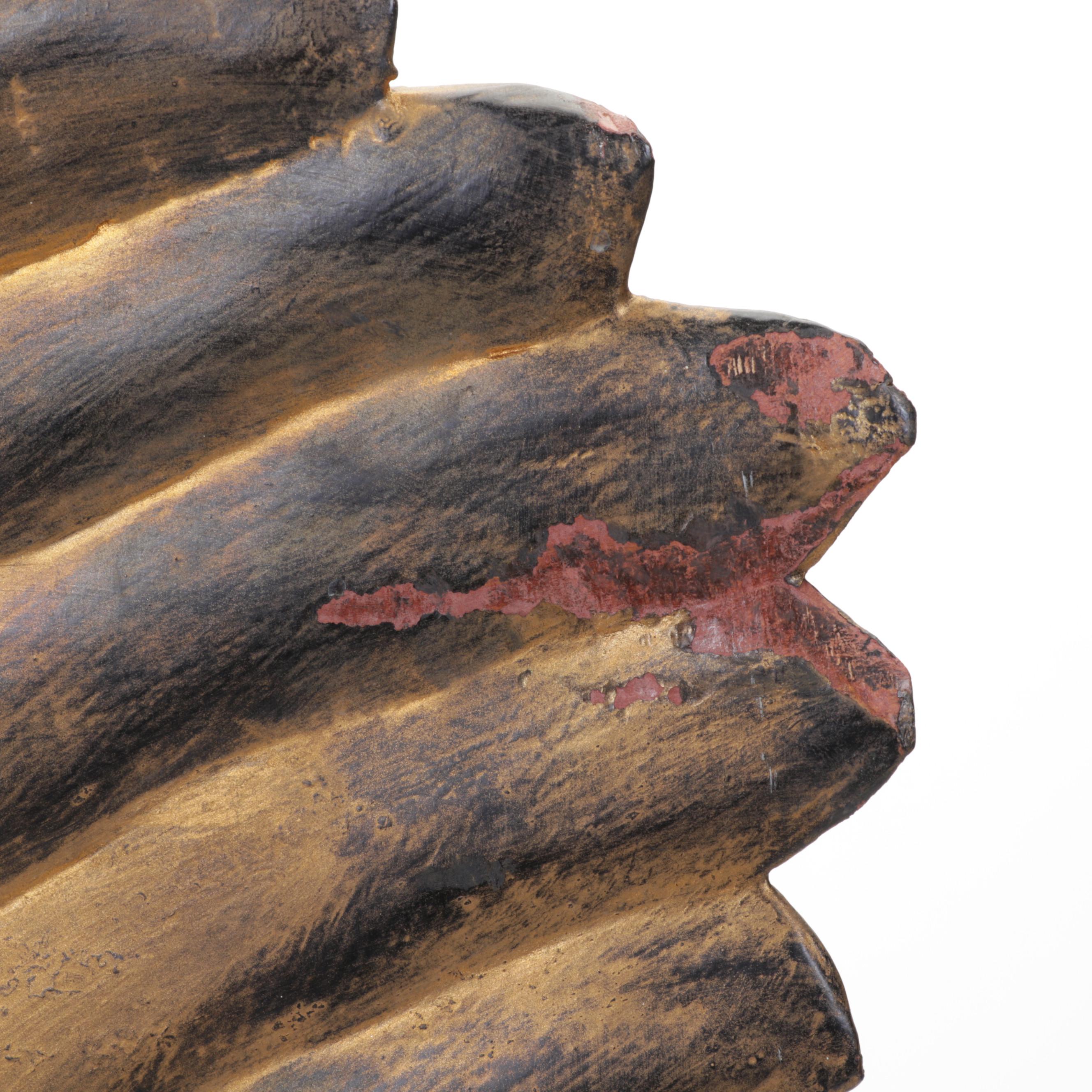 Carved and Hand-Painted Wooden Swan Sculpture