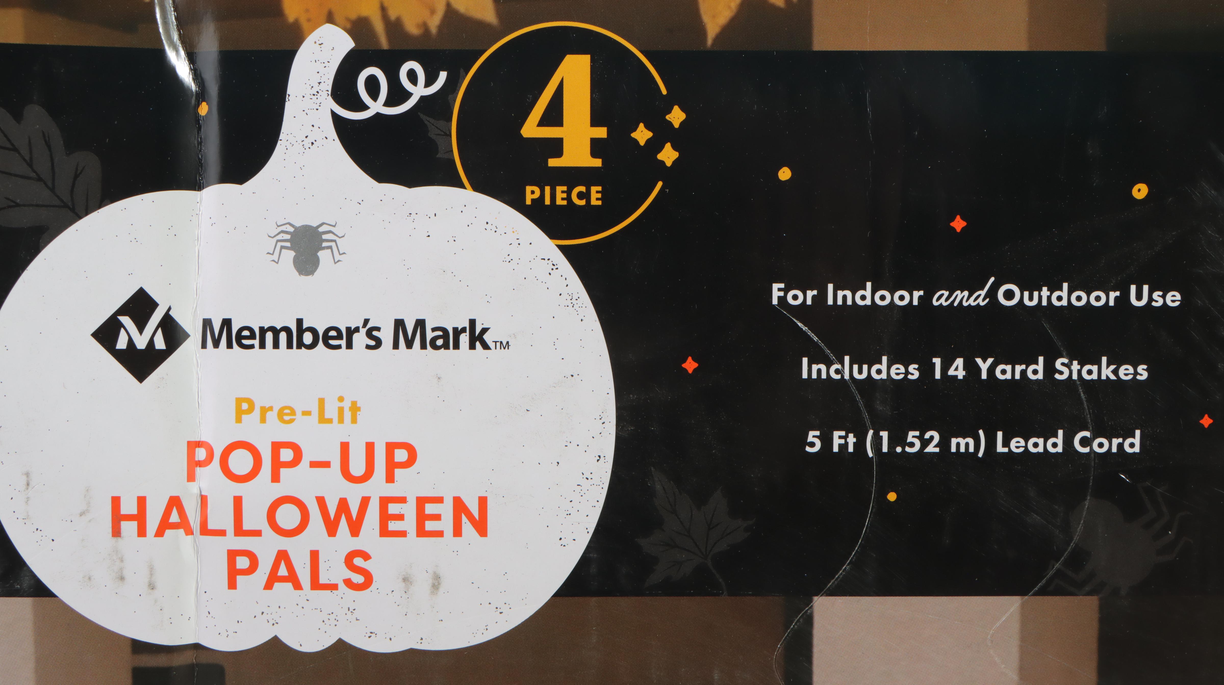 Member's Mark Pre-Lit Pop-Up Halloween Pals