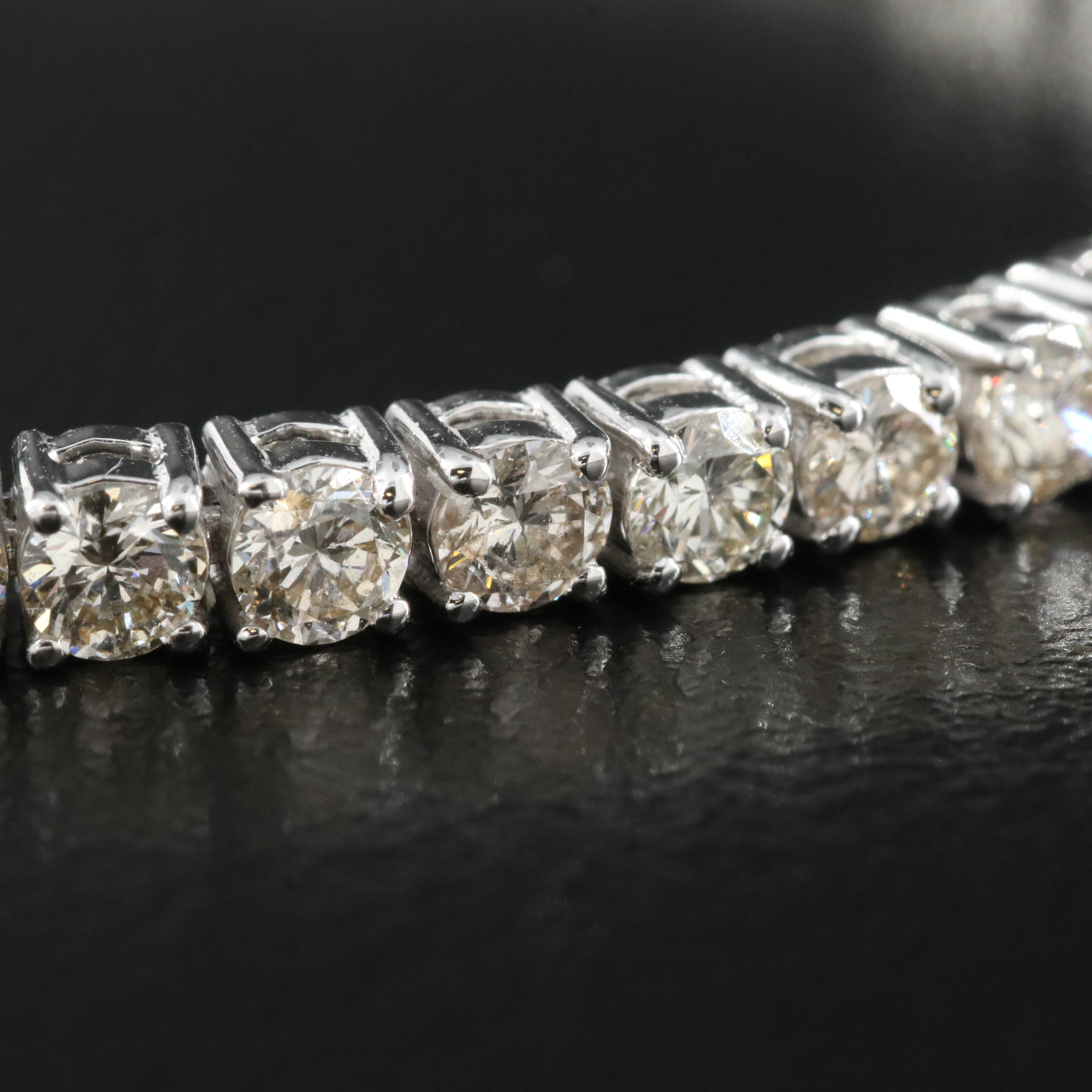 14K 5.90 CTW Diamond Line Bracelet