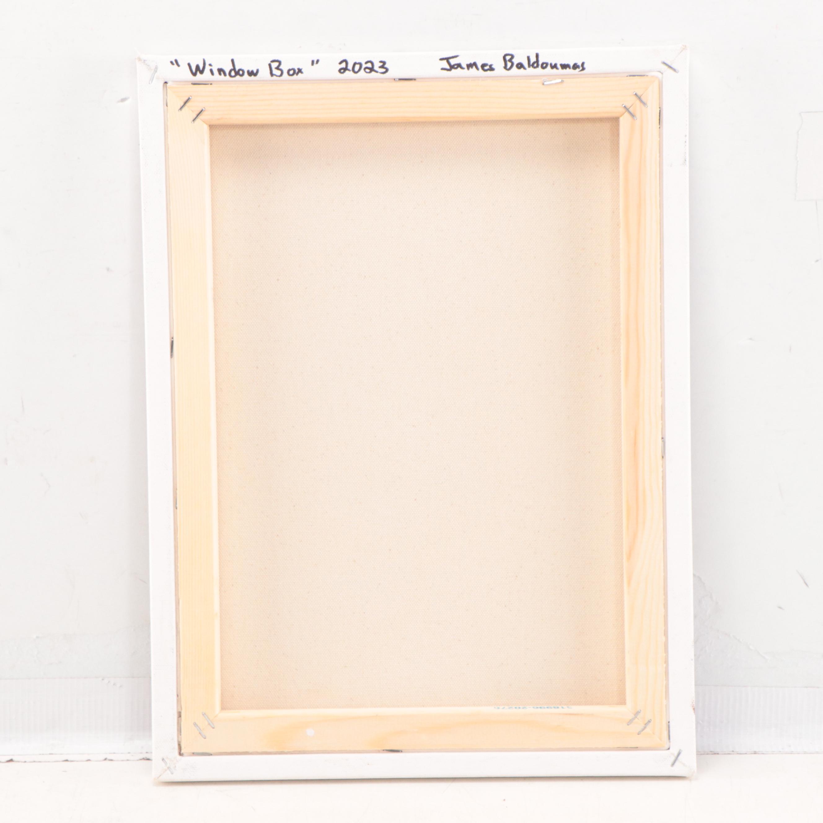 James Baldoumas Oil Painting "Window Box," 2023