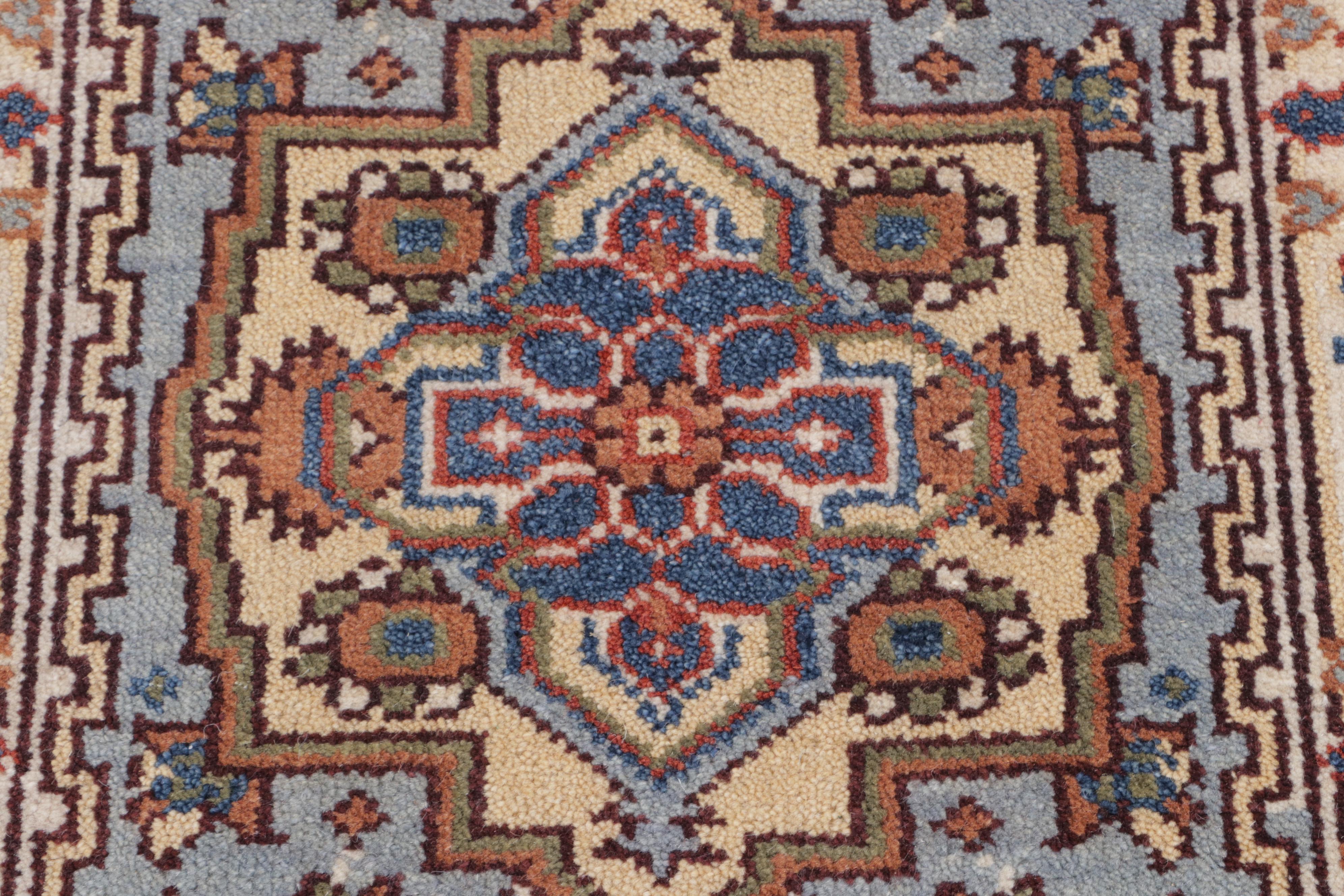2'6 x 8'1 Hand-Knotted Indo-Persian Serapi Carpet Runner