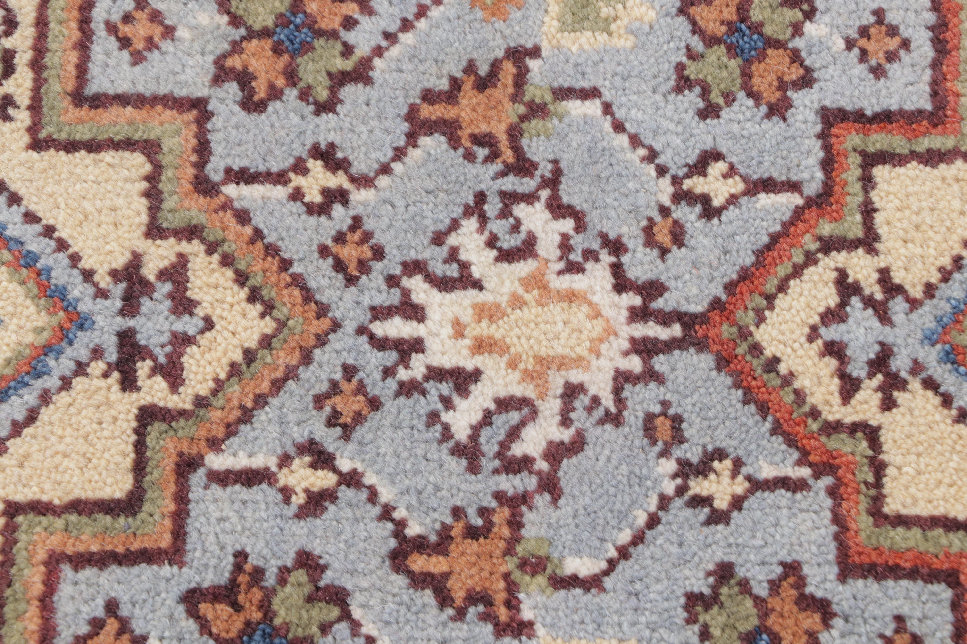 2'6 x 8'1 Hand-Knotted Indo-Persian Serapi Carpet Runner