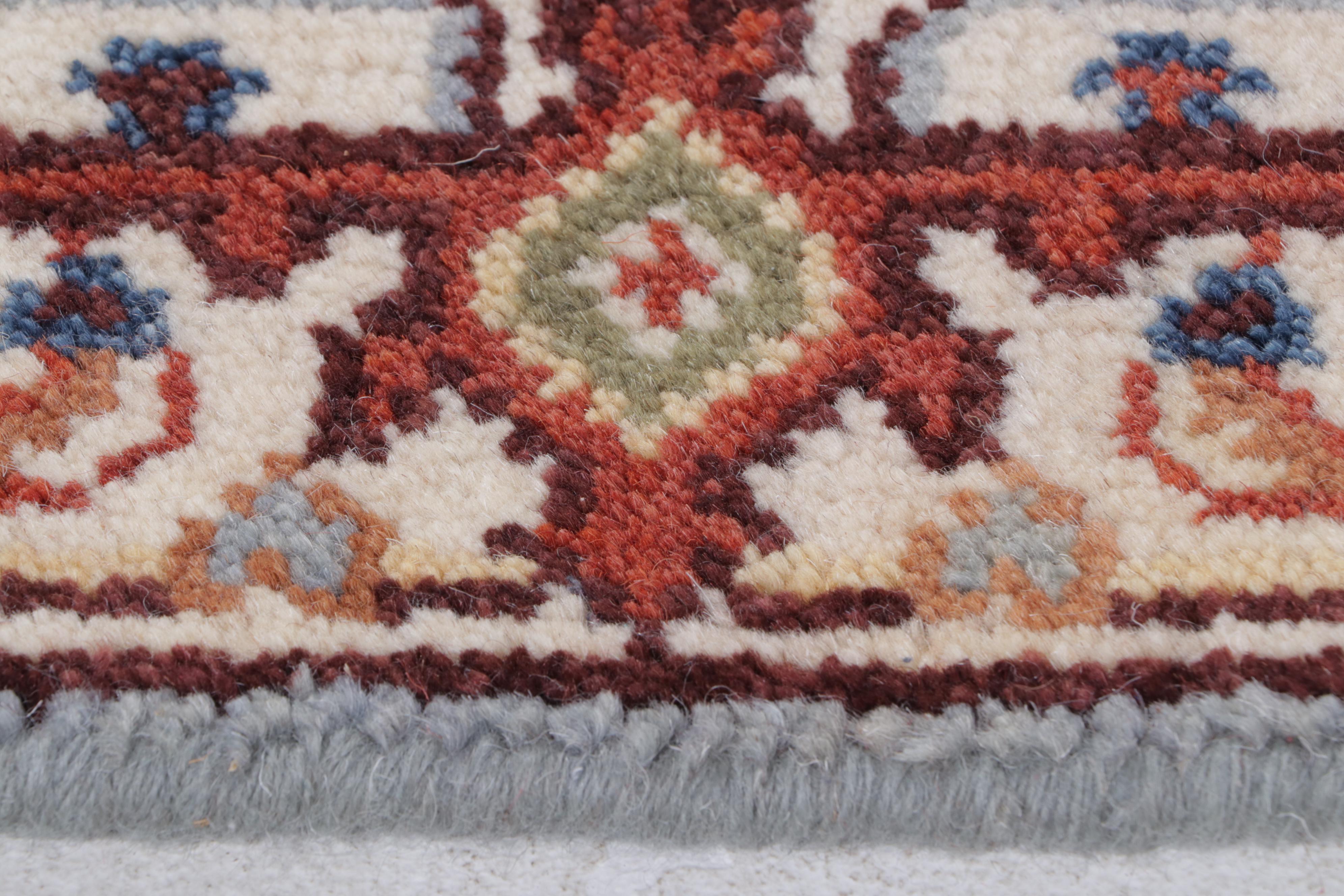 2'6 x 8'1 Hand-Knotted Indo-Persian Serapi Carpet Runner
