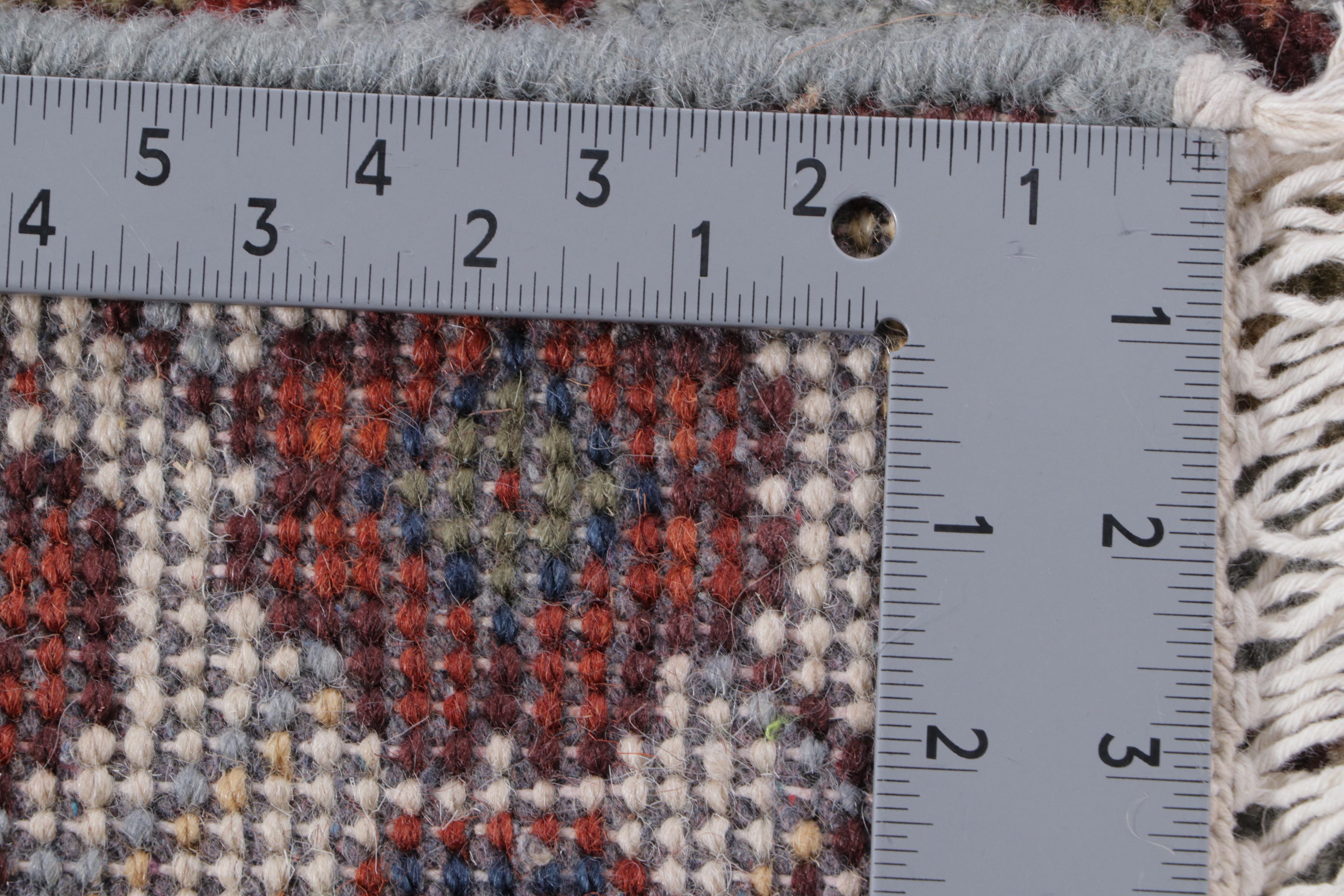 2'6 x 8'1 Hand-Knotted Indo-Persian Serapi Carpet Runner