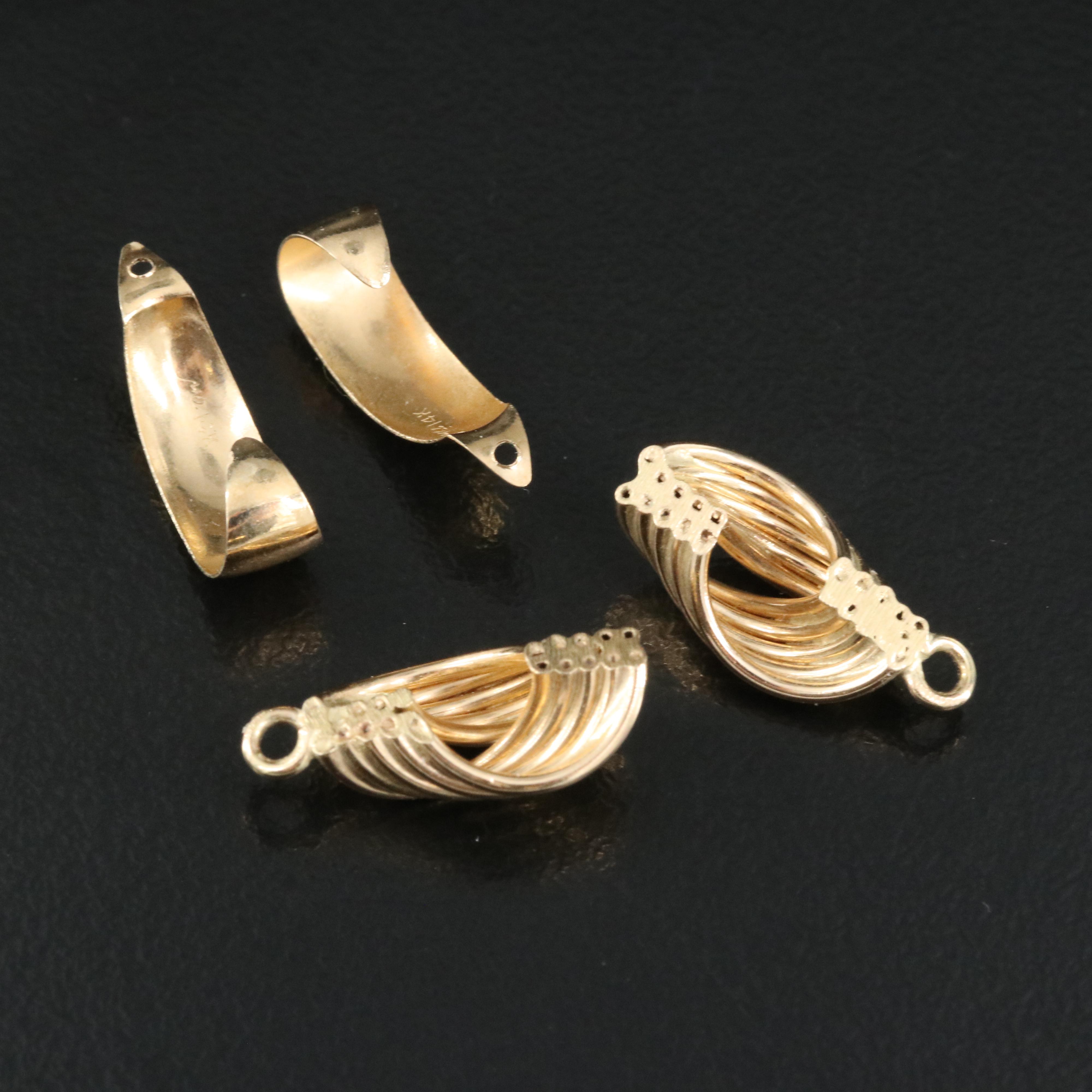 14K Earring Enhancers