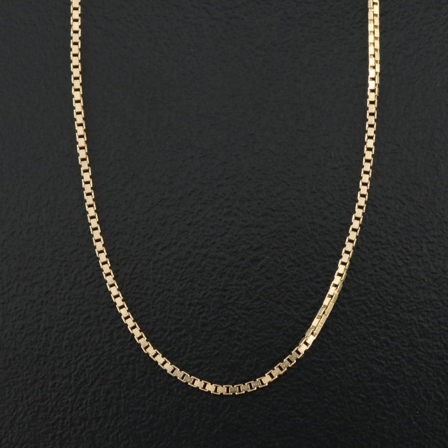 14K Box Chain