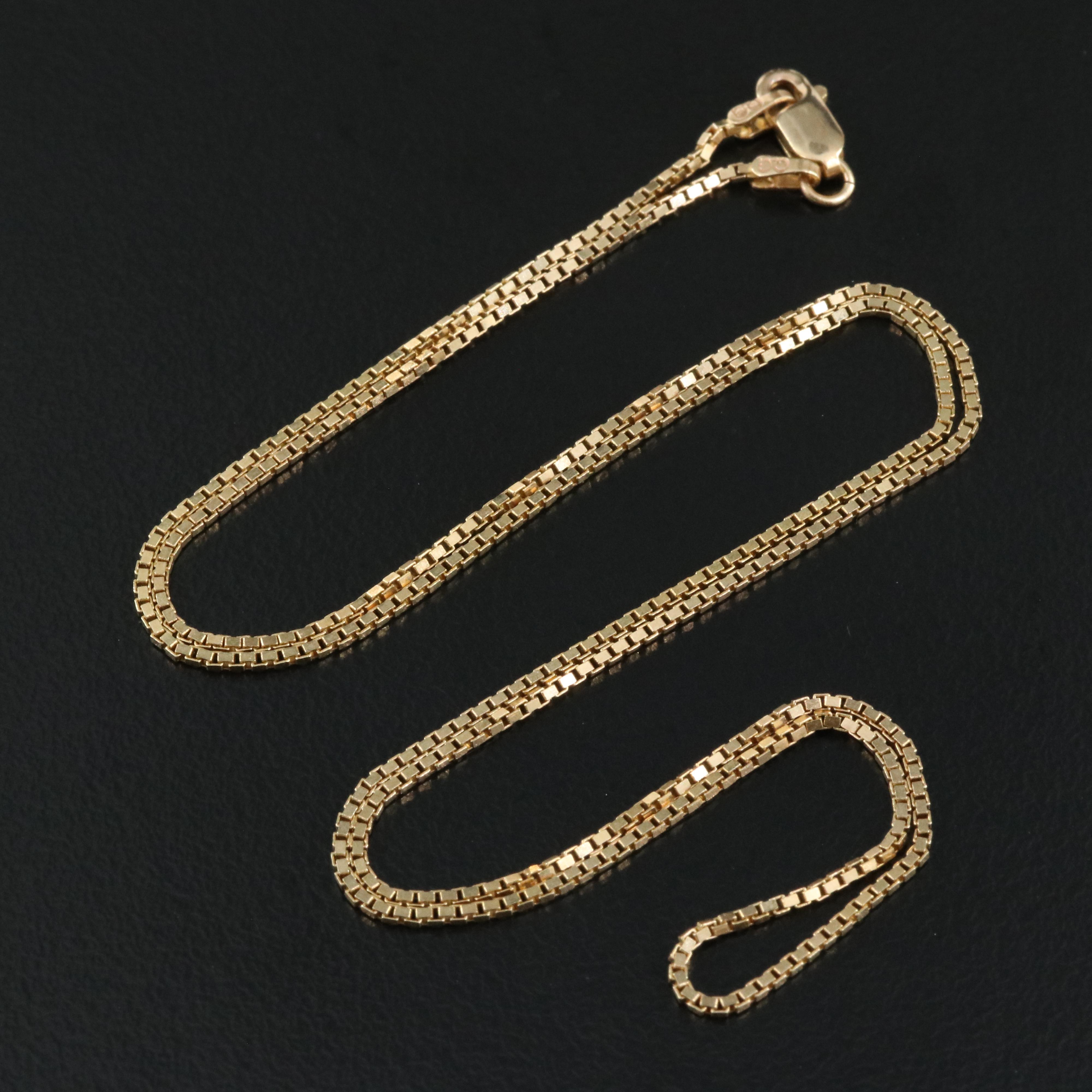 14K Box Chain