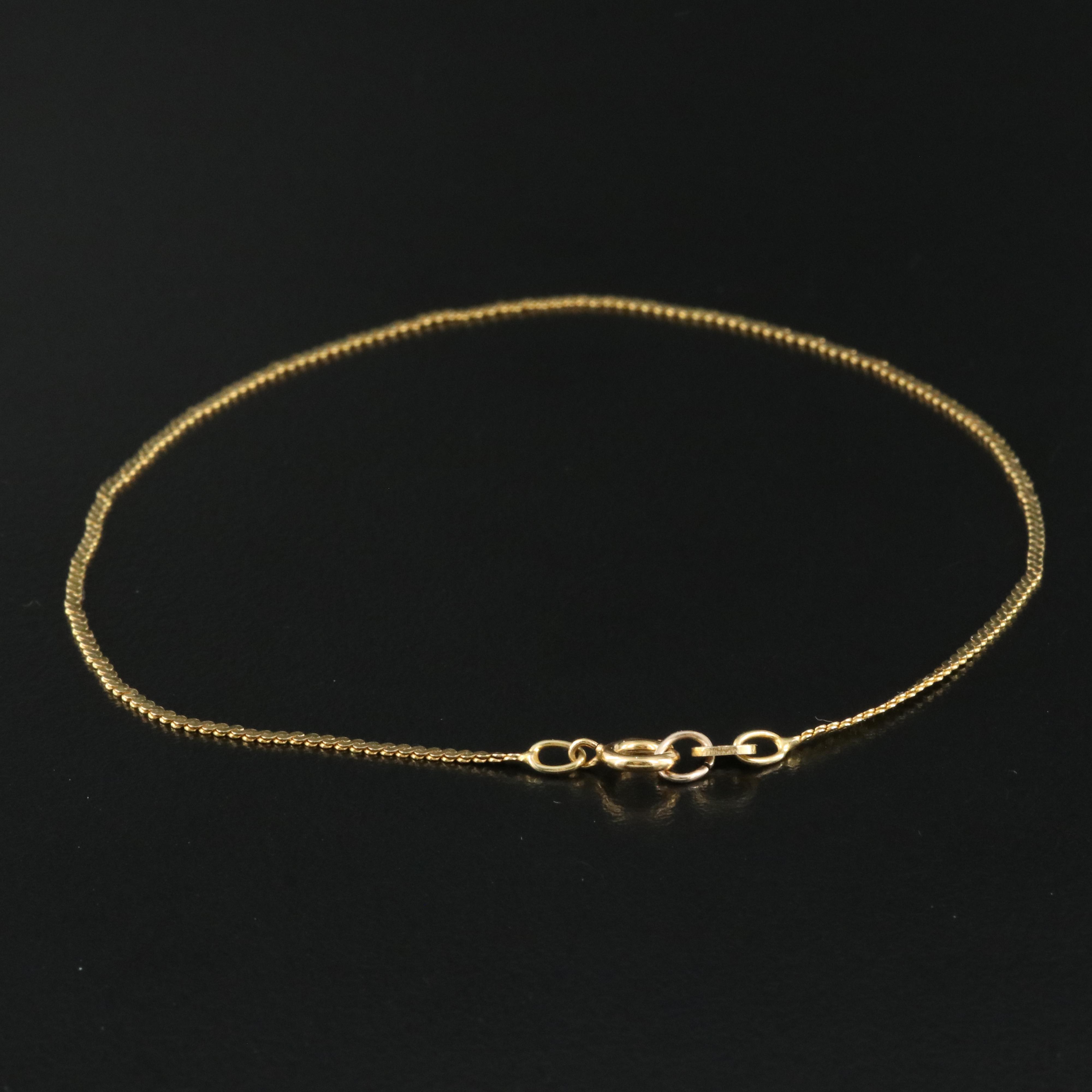 Italian 14K S Link Bracelet