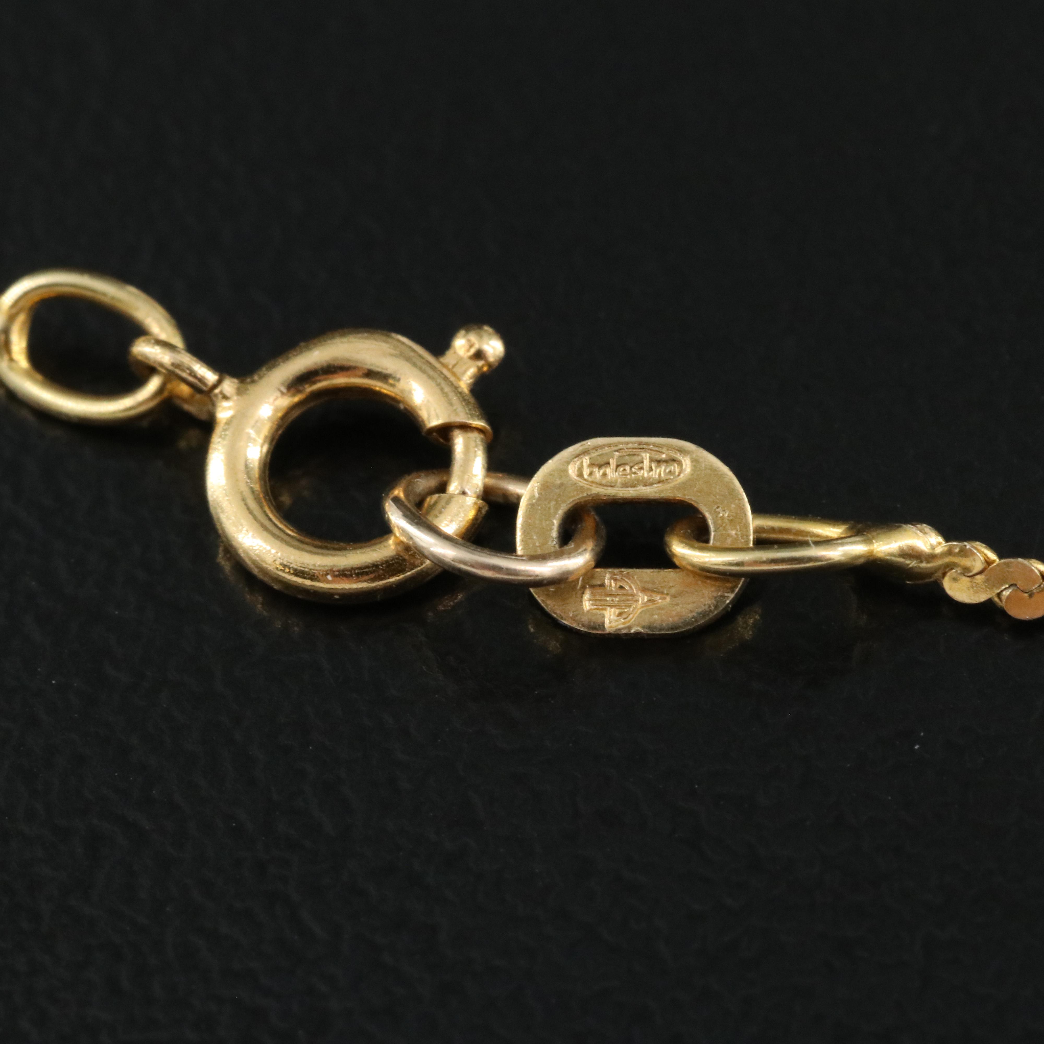 Italian 14K S Link Bracelet