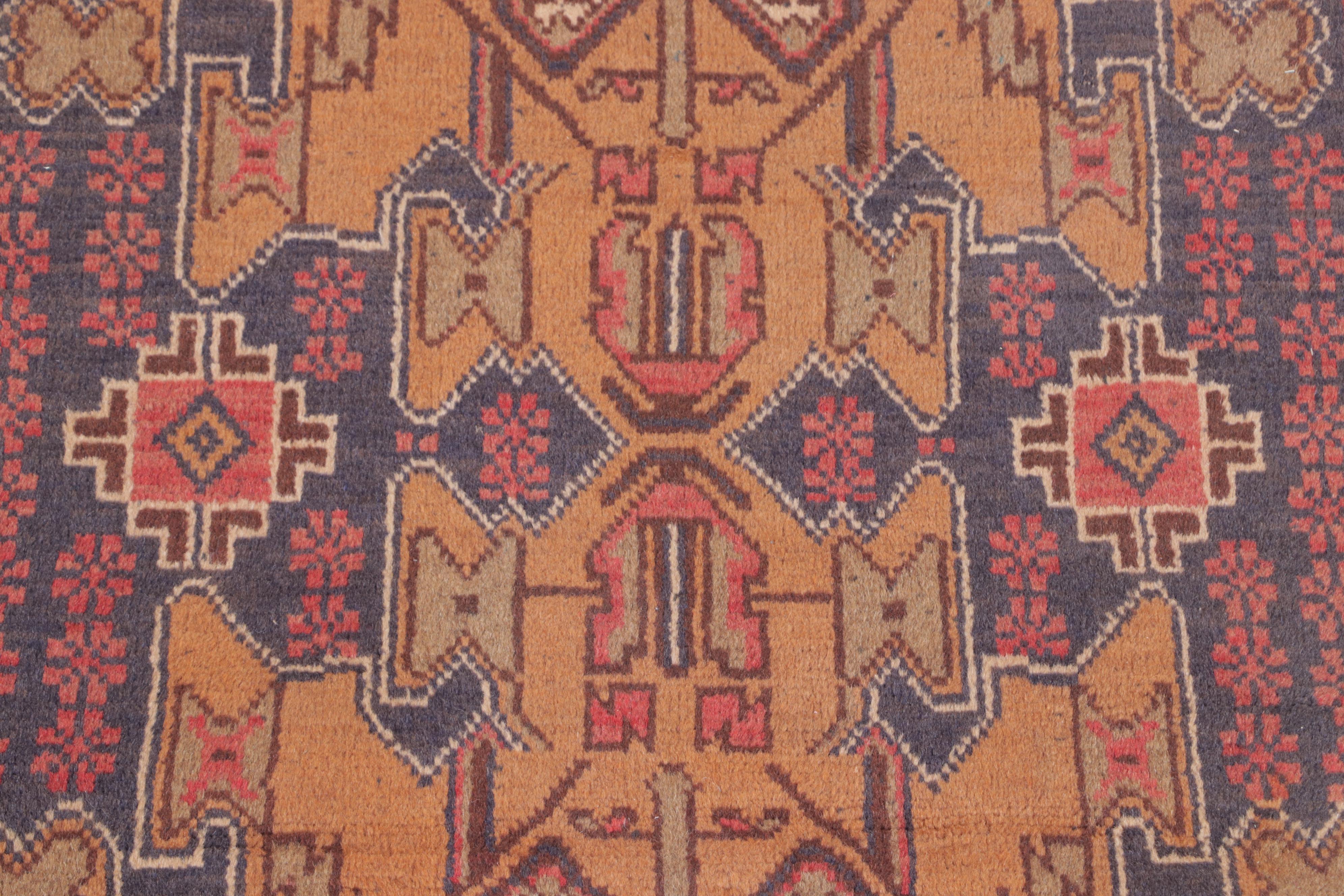 2'10 x 4'9 Hand-Knotted Afghan Taimani Accent Rug