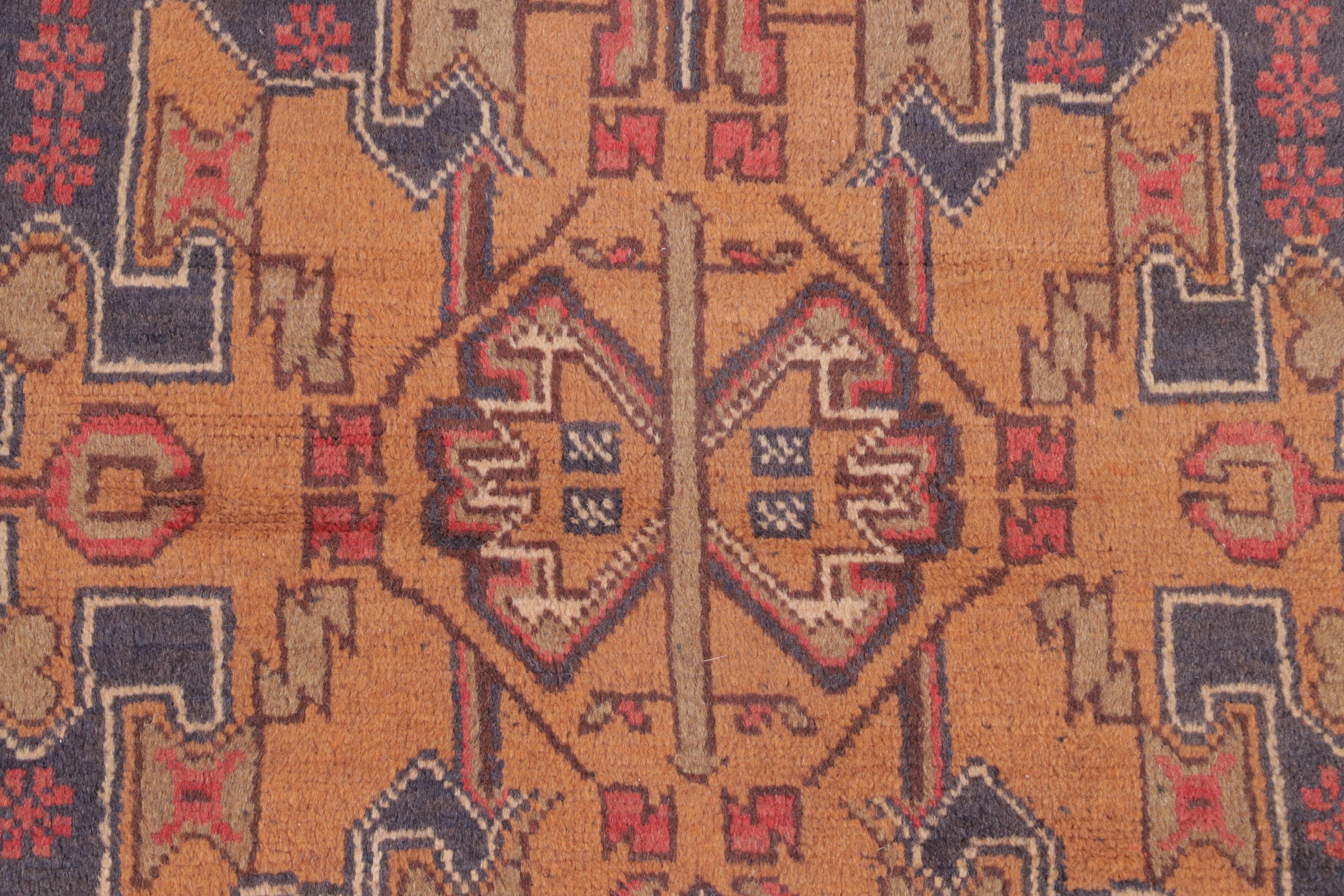 2'10 x 4'9 Hand-Knotted Afghan Taimani Accent Rug