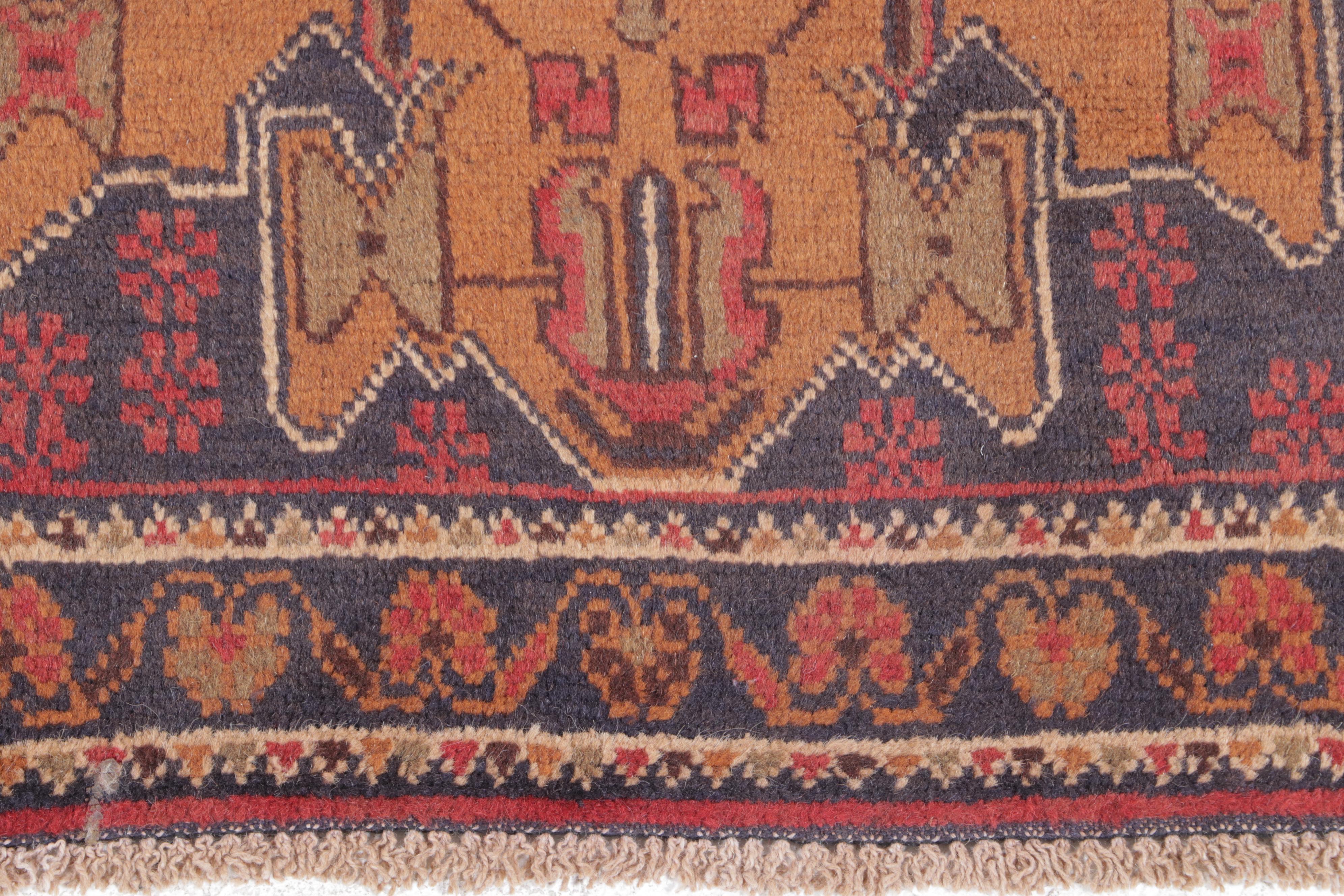 2'10 x 4'9 Hand-Knotted Afghan Taimani Accent Rug