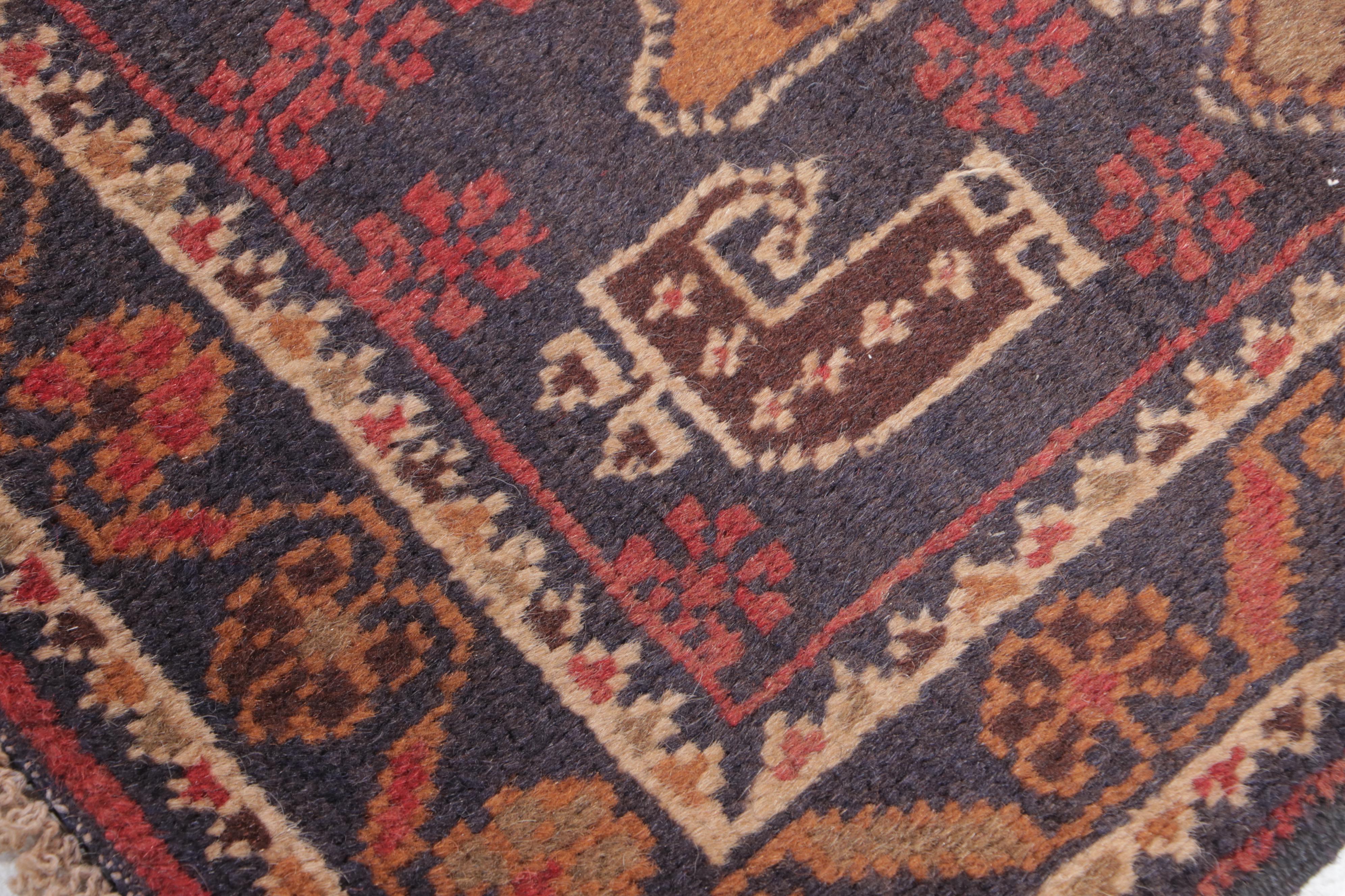 2'10 x 4'9 Hand-Knotted Afghan Taimani Accent Rug