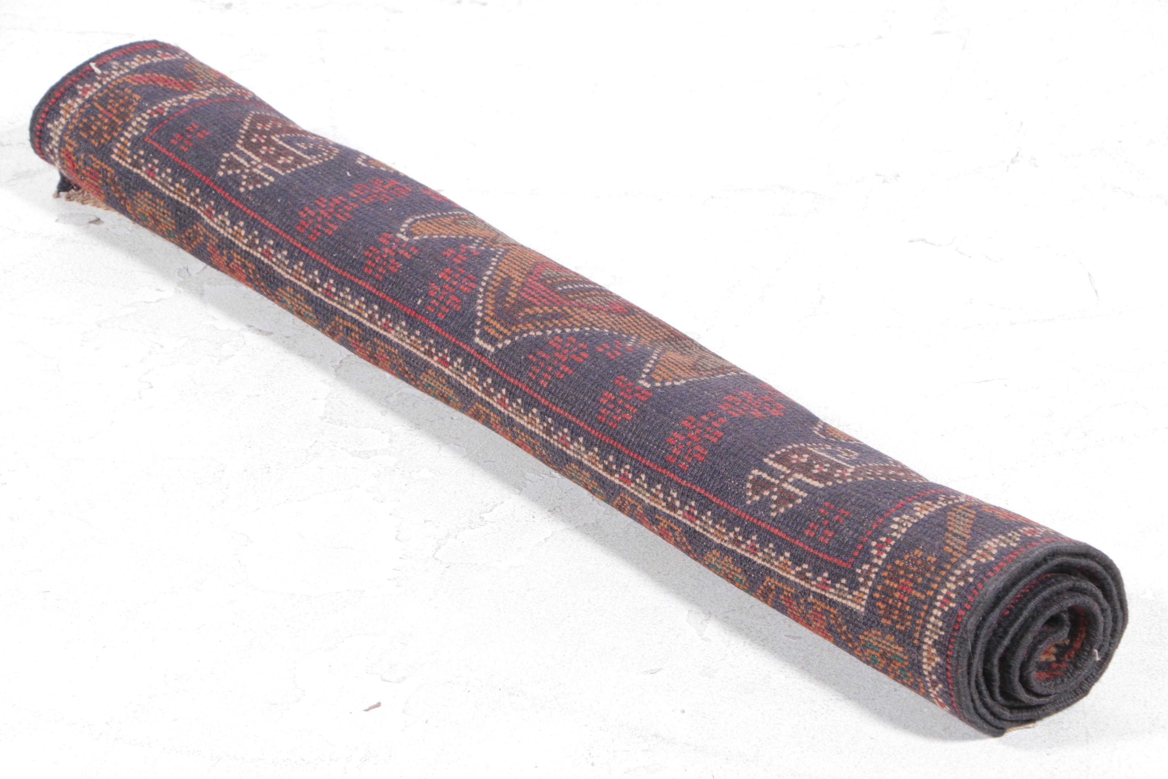 2'10 x 4'9 Hand-Knotted Afghan Taimani Accent Rug