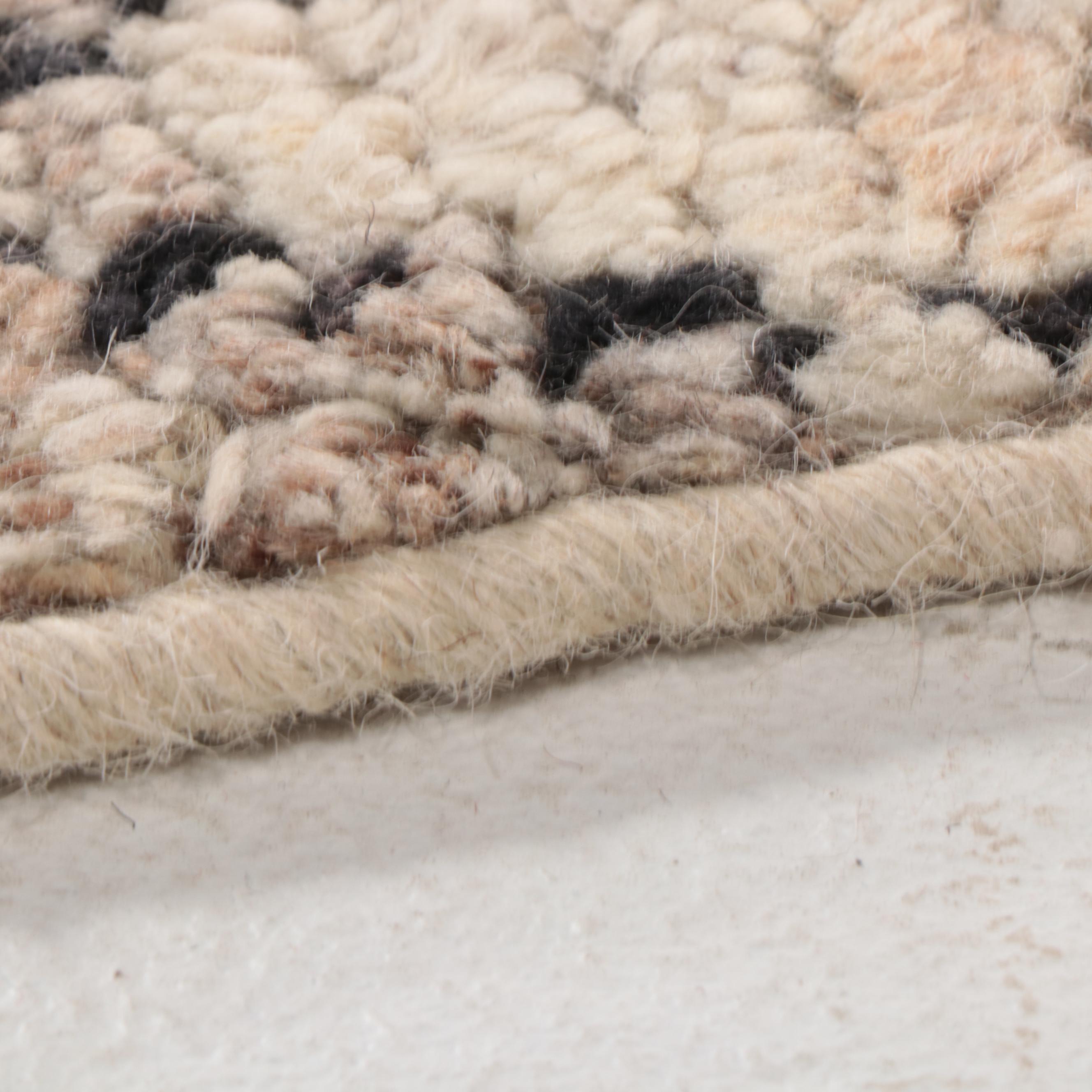 6'9 x 9'8 Hand-Knotted Moroccan Style Area Rug