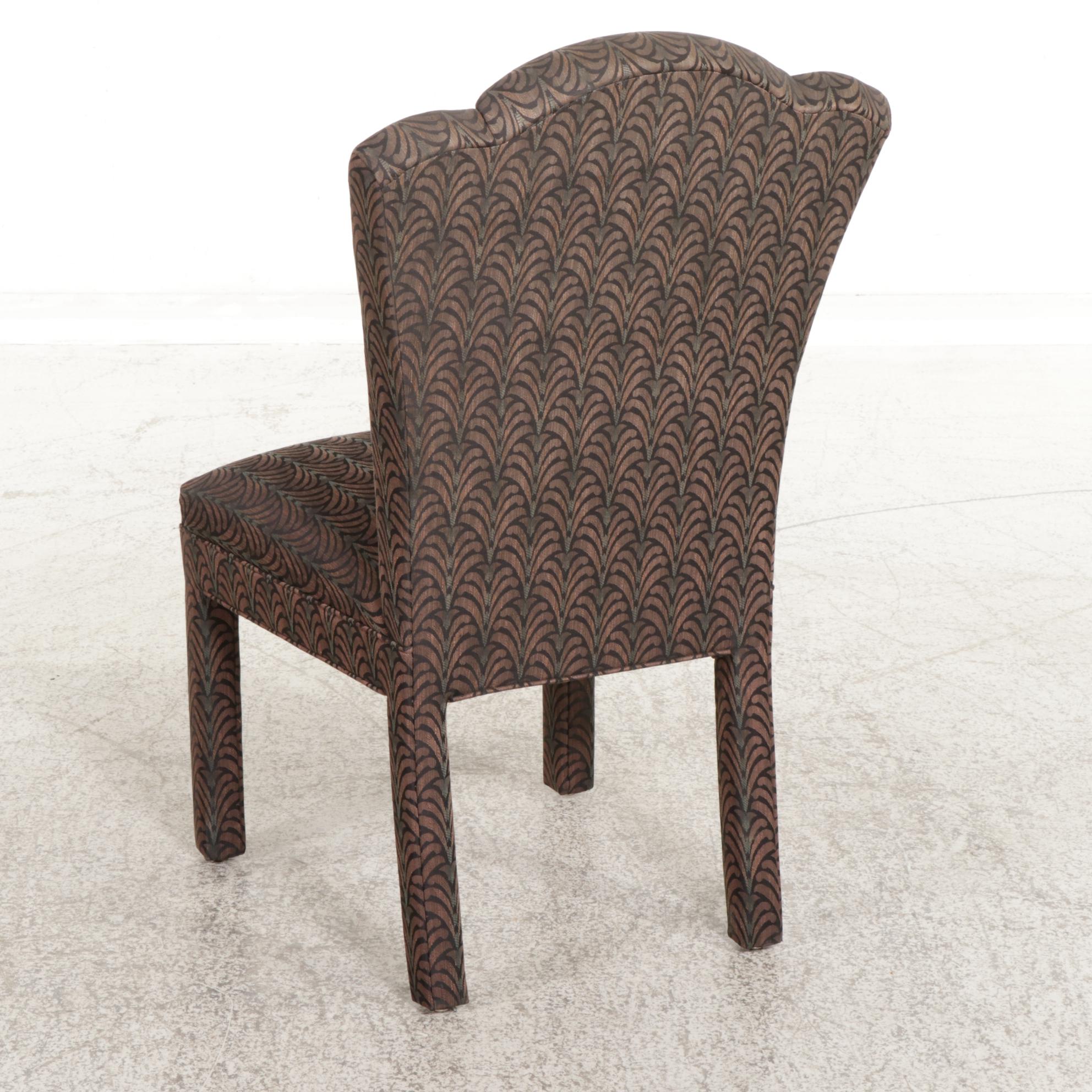 Broyhill Premier Collection "Ming Dynasty" Dining Table with Upholstered Chairs