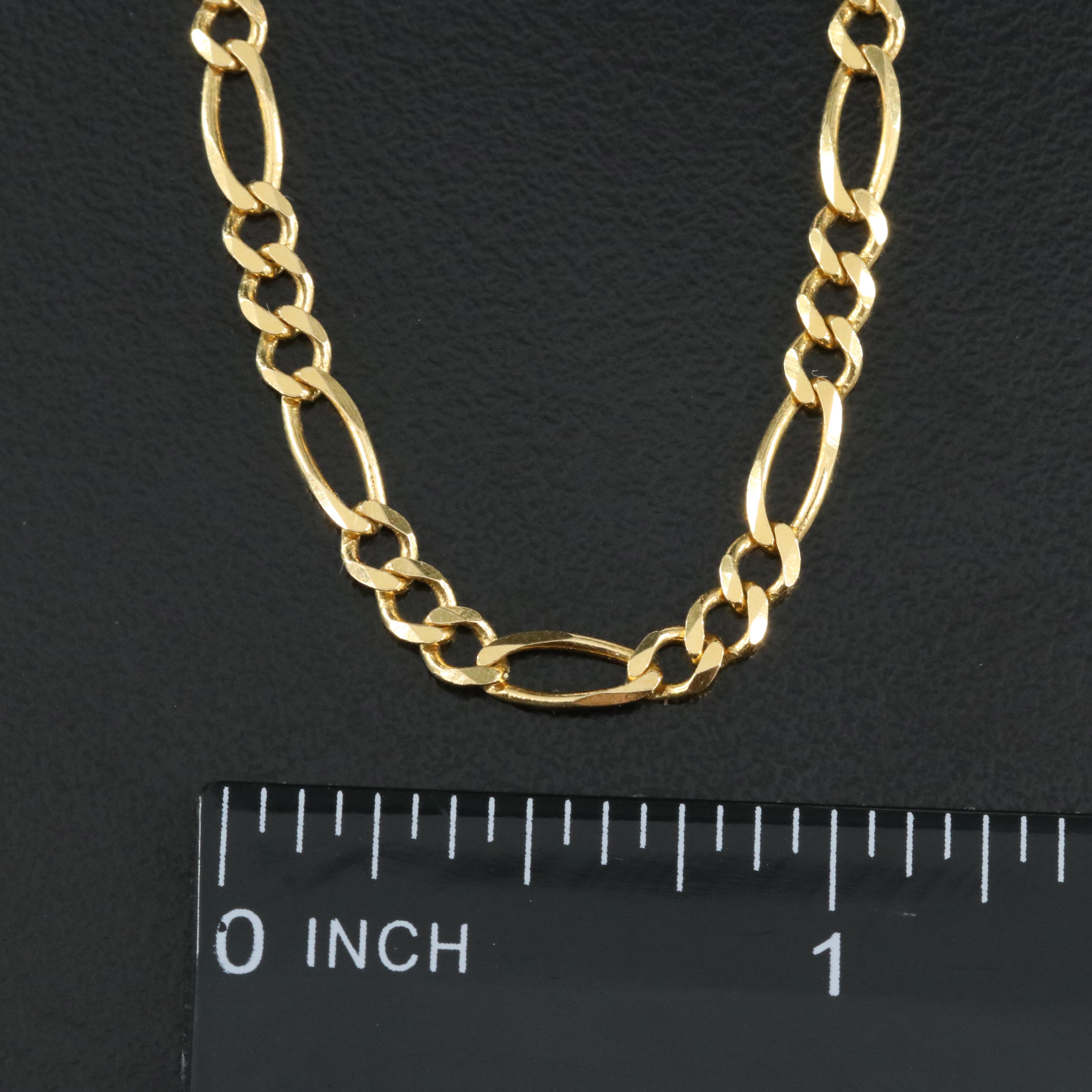 14K Figaro Chain