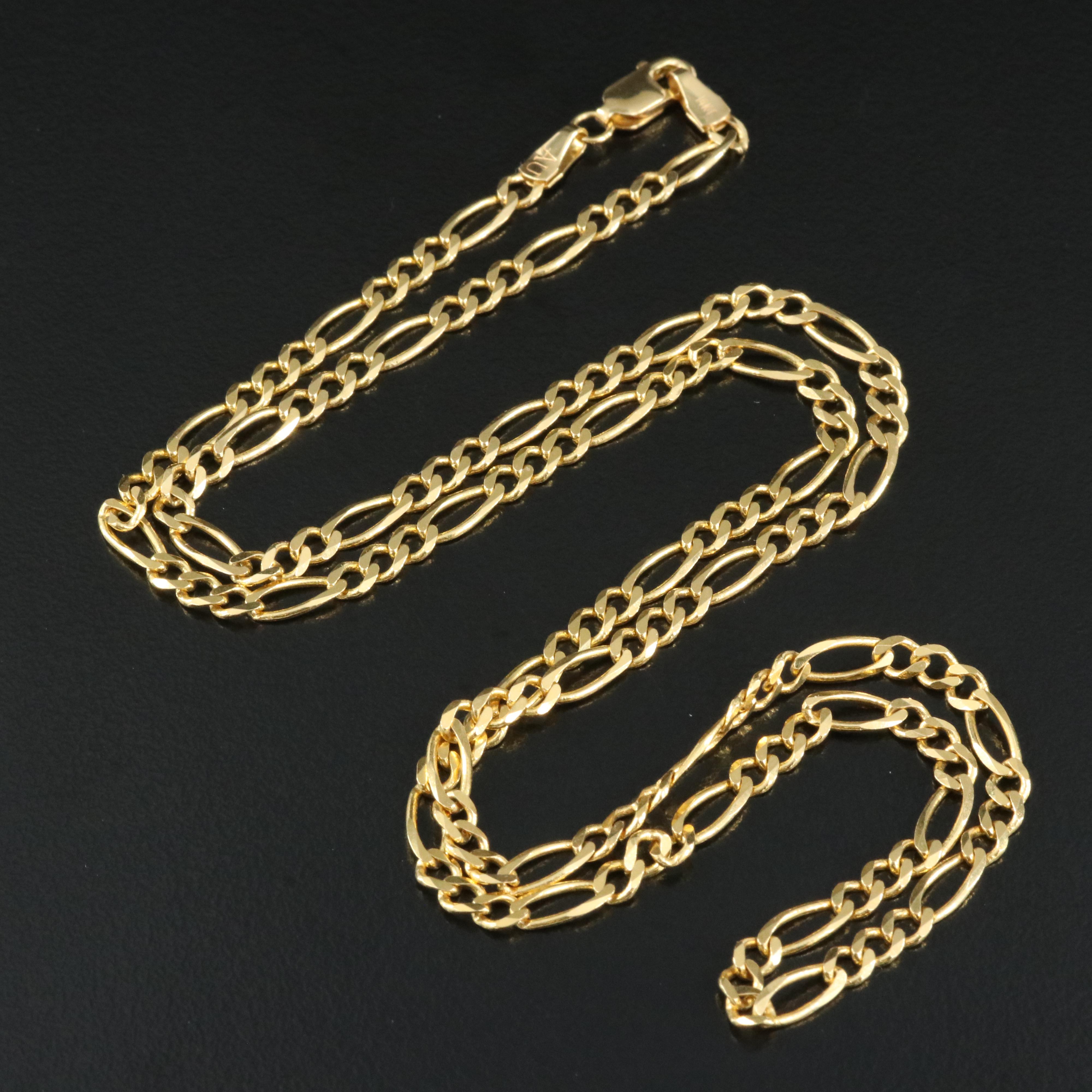 14K Figaro Chain