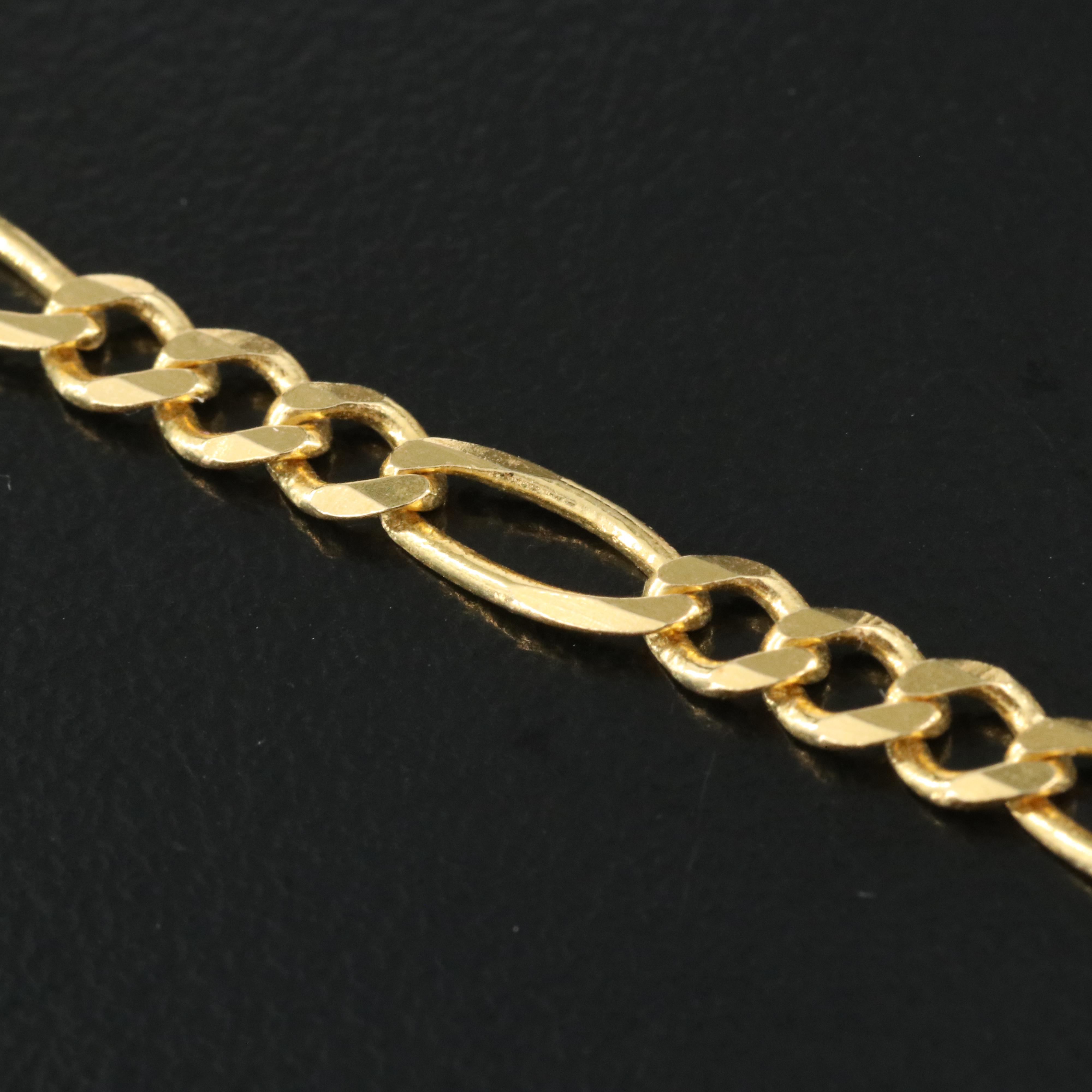 14K Figaro Chain