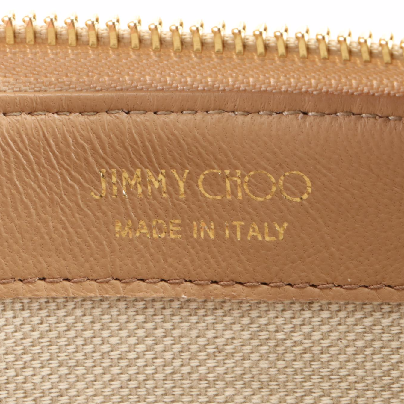 Jimmy Choo Vera Star/Crystal Wallet in Washed Metallic Deerskin with Box