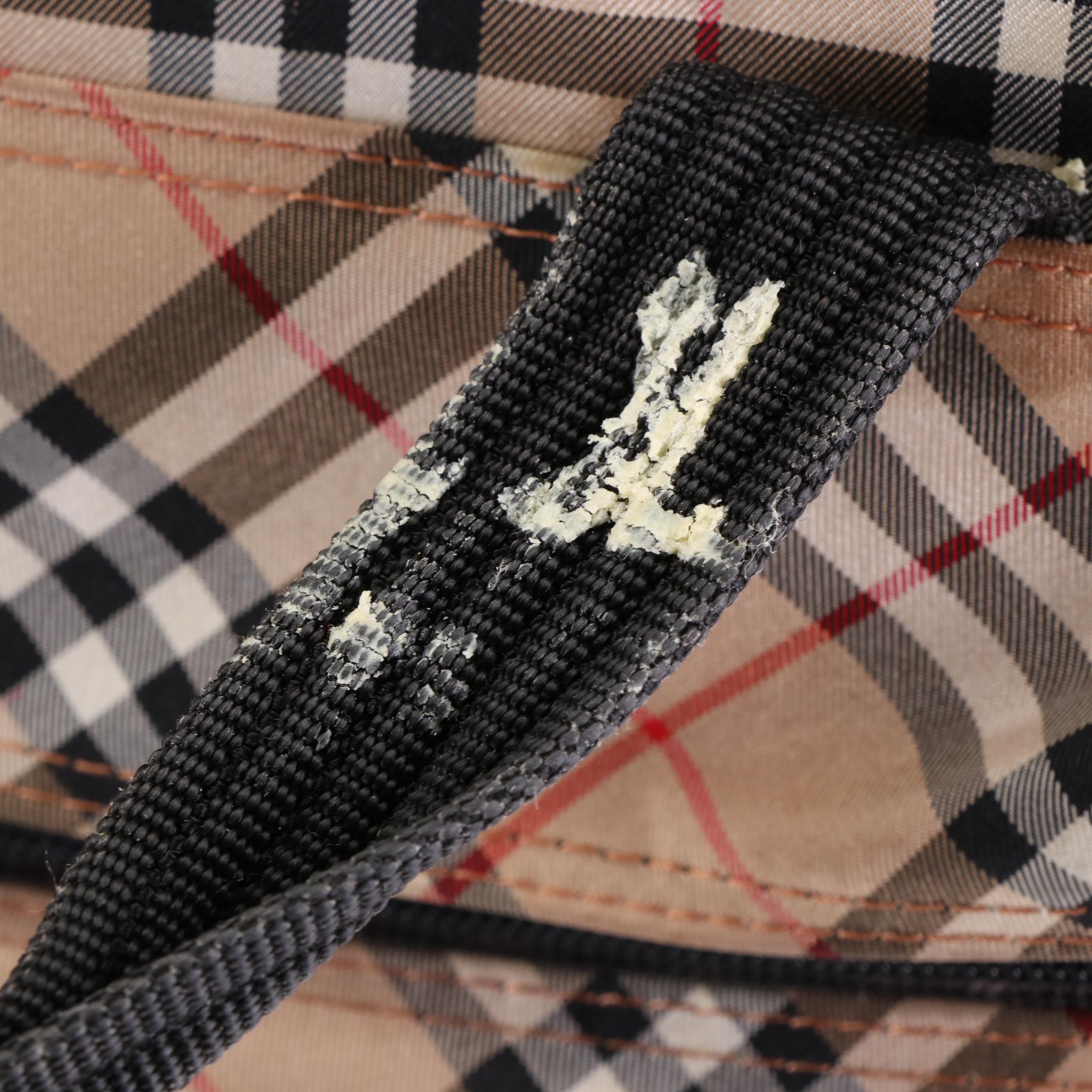 Burberry Messenger Bag in House Check Nylon