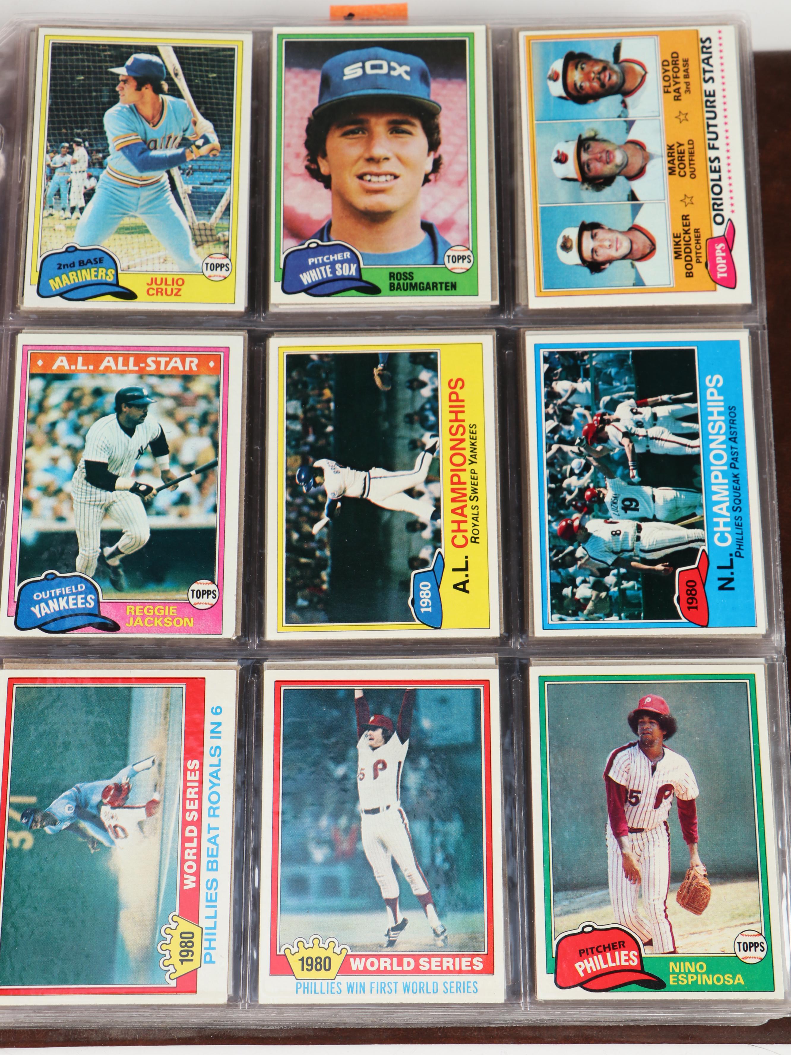 1981, 1982 and 1983 Topps Baseball Cards with Traded, HOF, Updates, More
