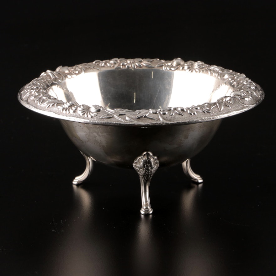 S. Kirk & Son Inc. Repoussé Sterling Silver Footed Mayonnaise Bowl, 1924–1932