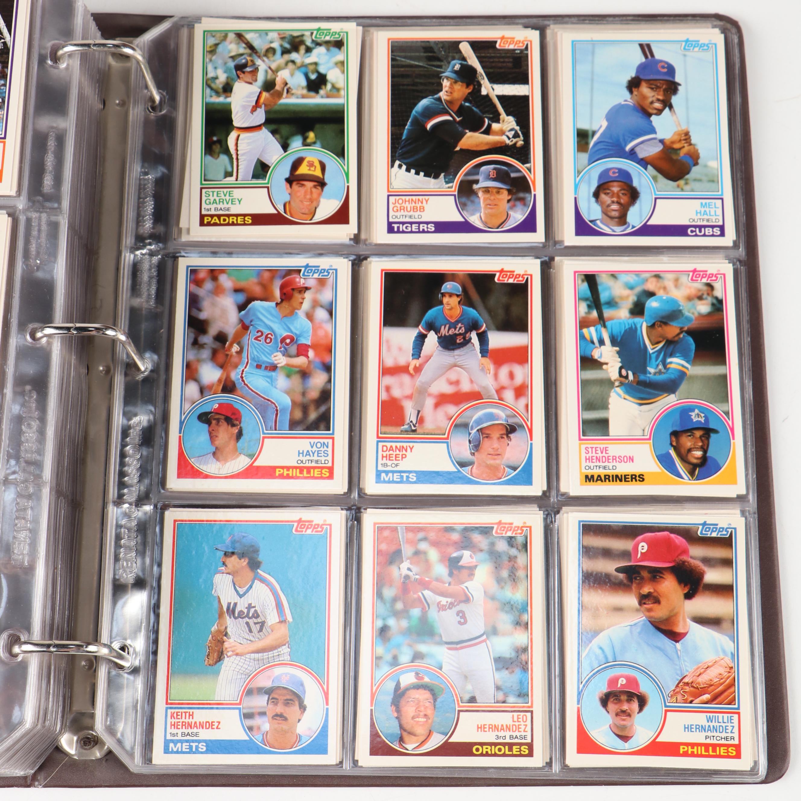 1981, 1982 and 1983 Topps Baseball Cards with Traded, HOF, Updates, More